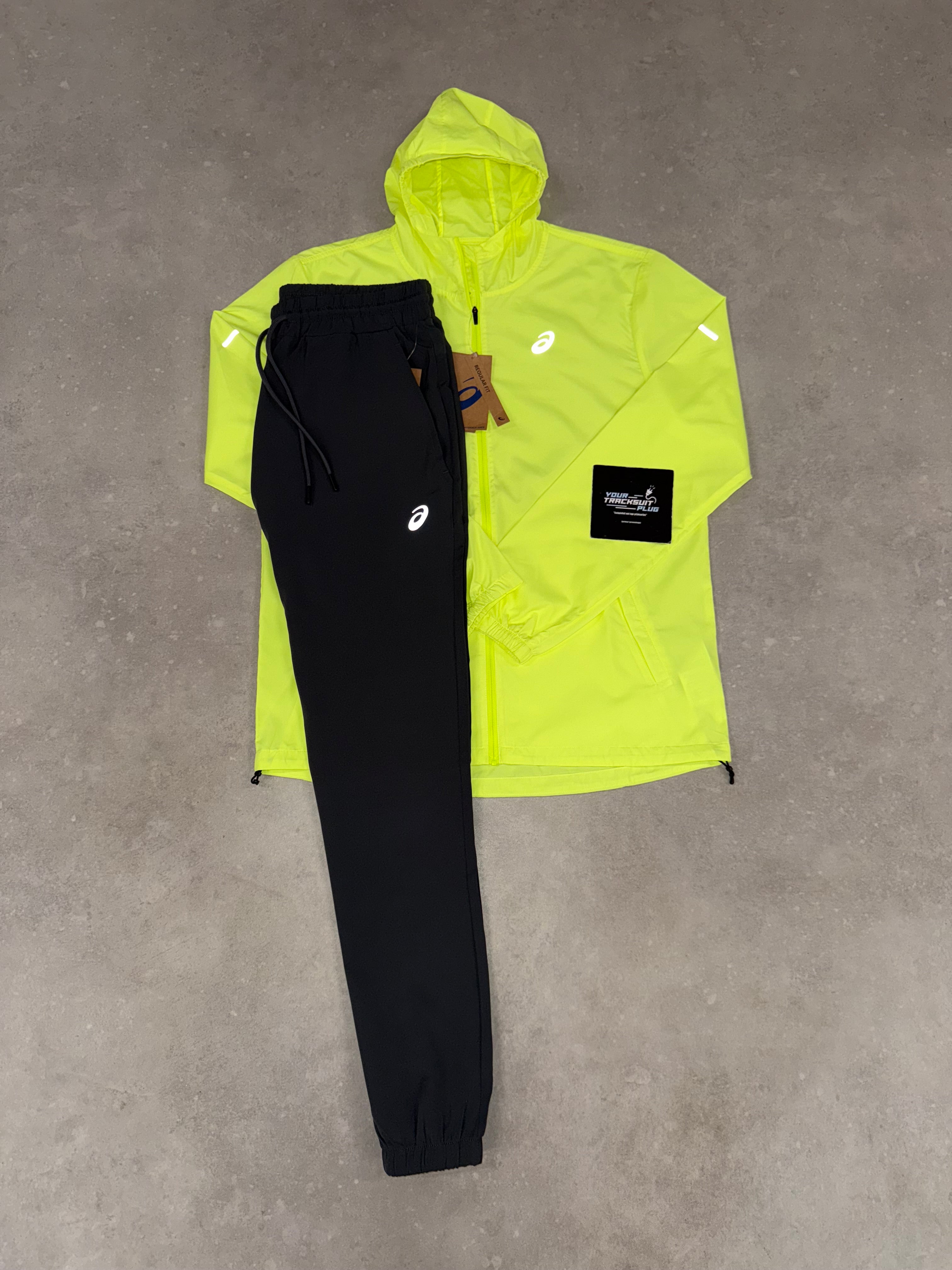 ASICS TRACKSUIT GREY & YELLOW // LIMITED EDITION