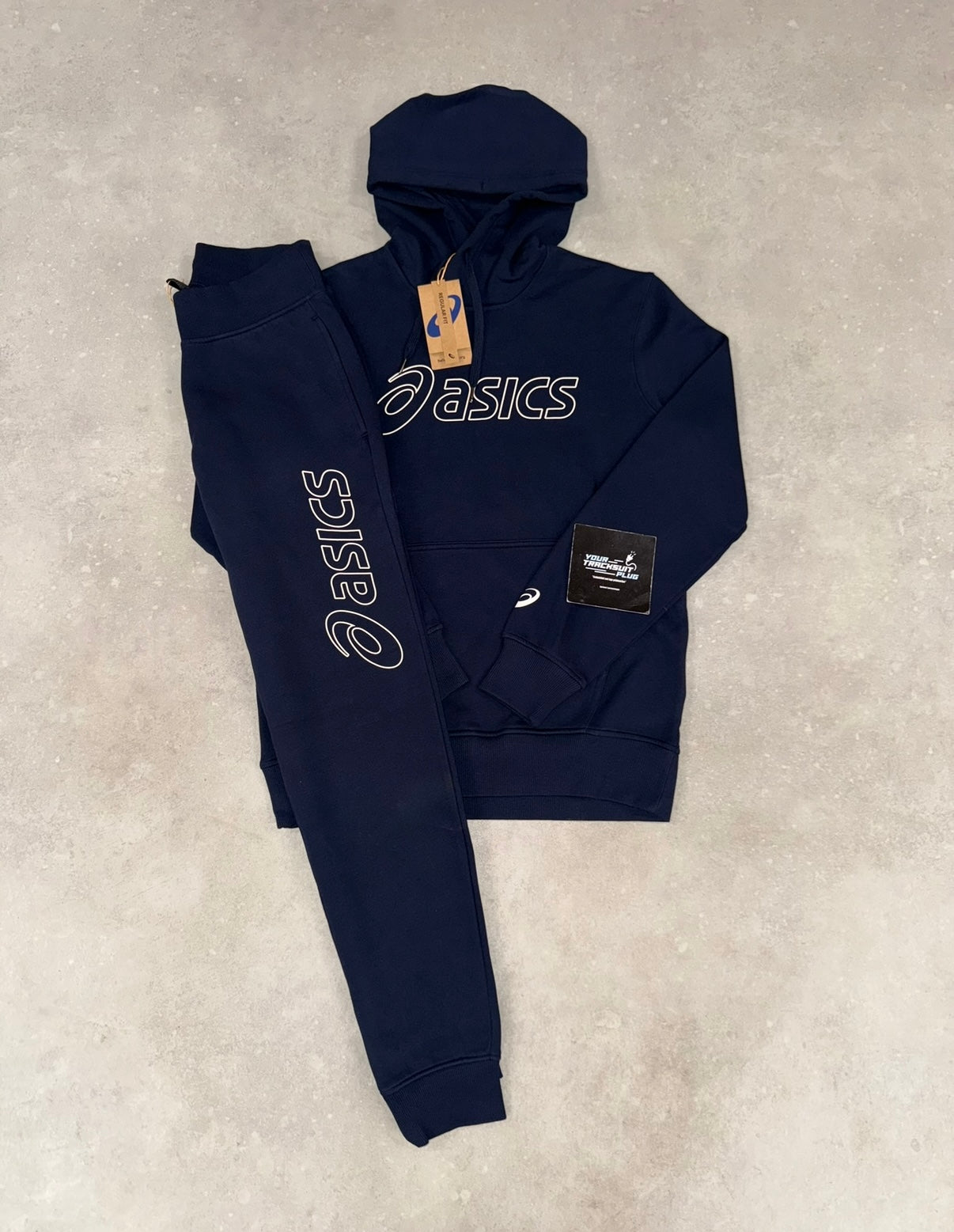 ASICS TRACKSUIT NAVY BLUE