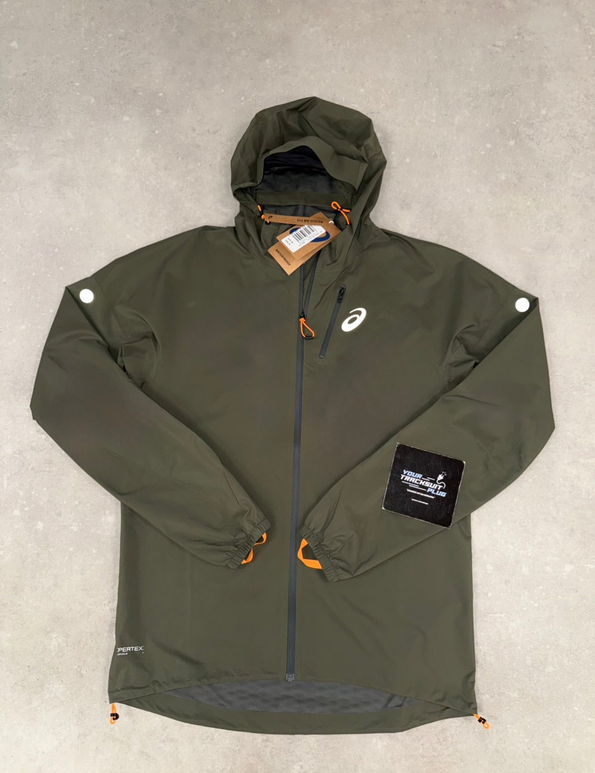 ASICS SOFT-SHELL GREEN & BLACK TRACKSUIT