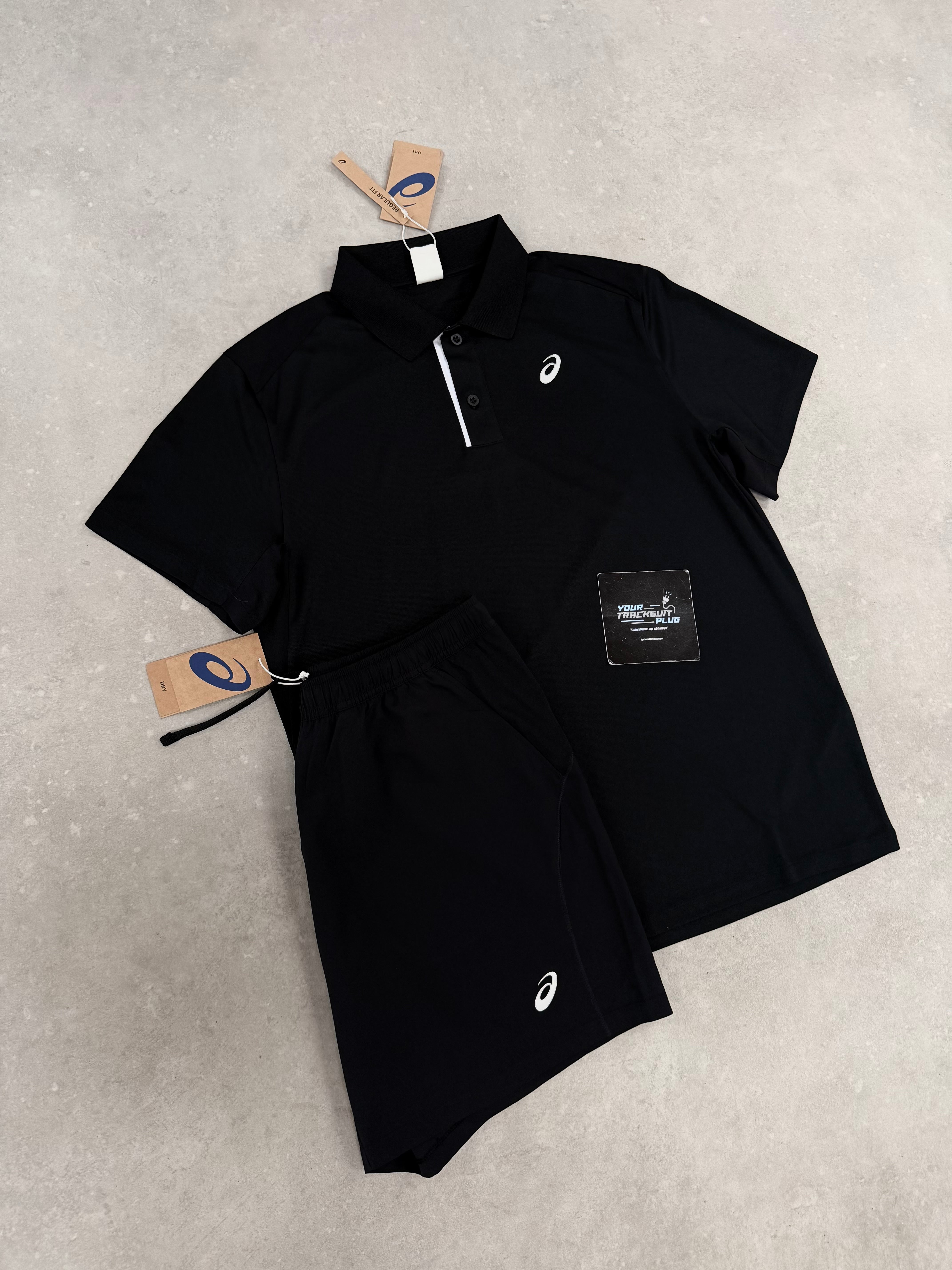 ASICS POLO SET BLACK // LIMITED EDITION