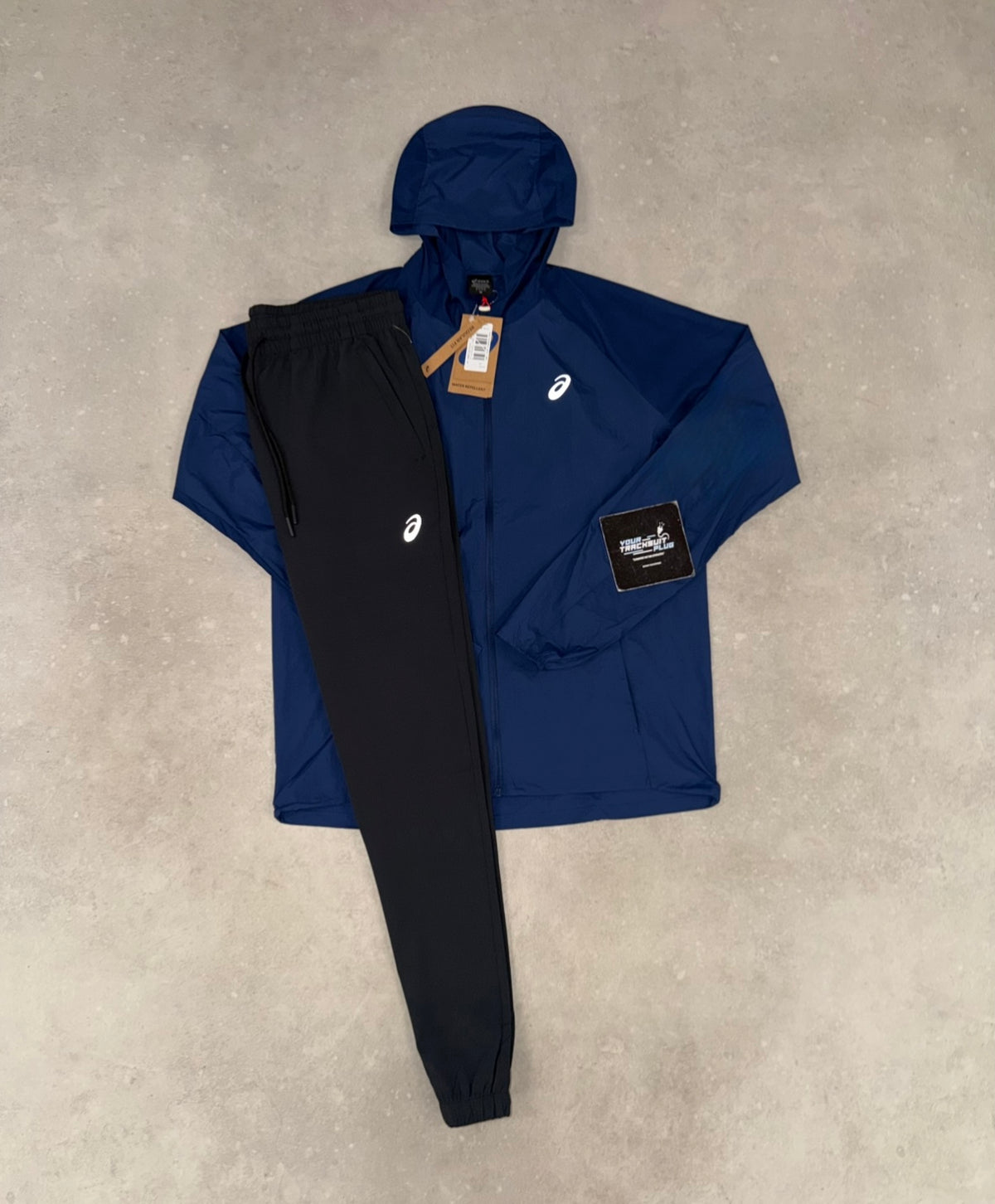 ASICS NAVY BLUE TRACKSUIT // THE LATEST
