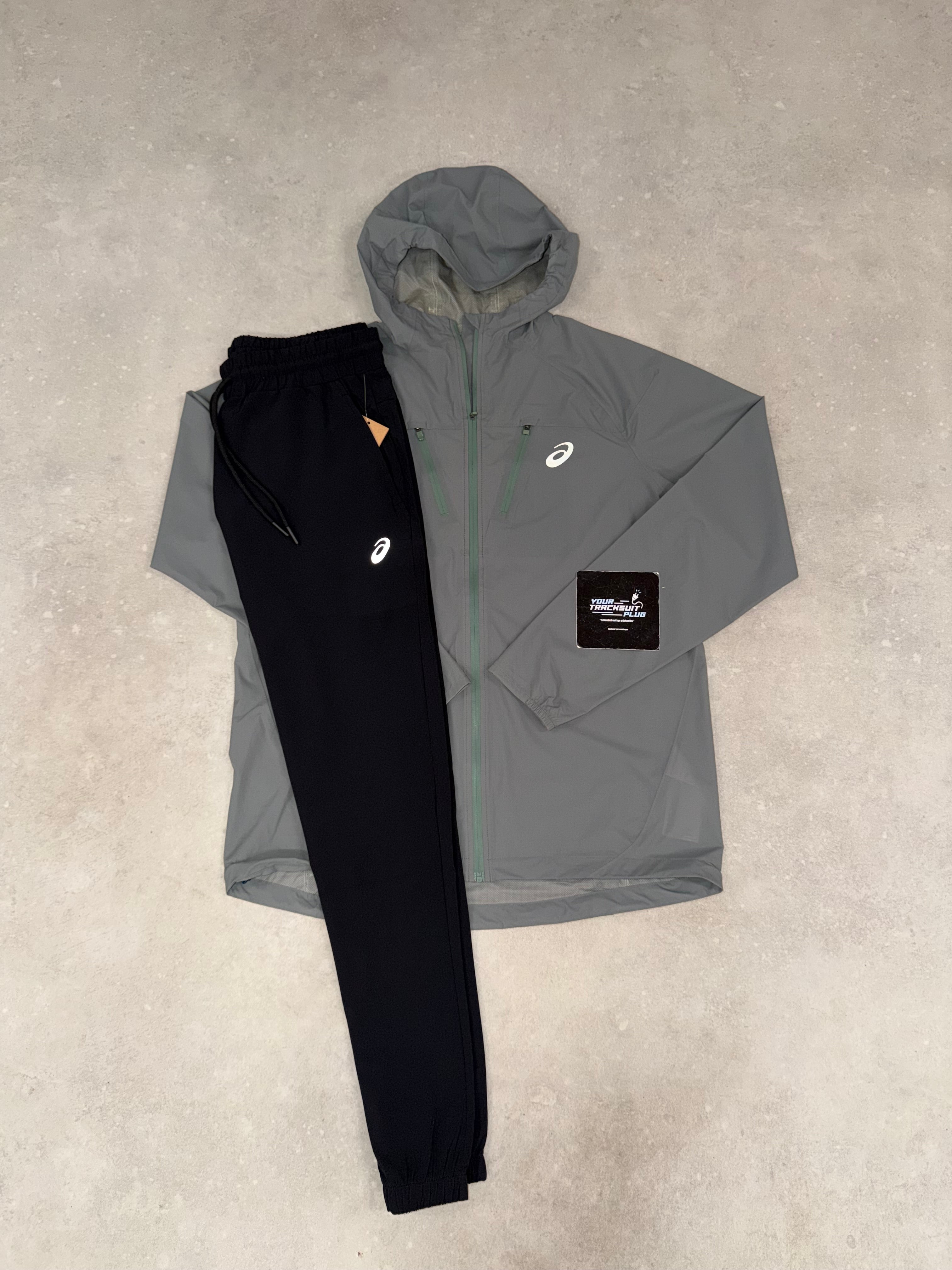 ASICS GREEN // GREY TRACKSUIT // VERY VERY EXCLUSIVE
