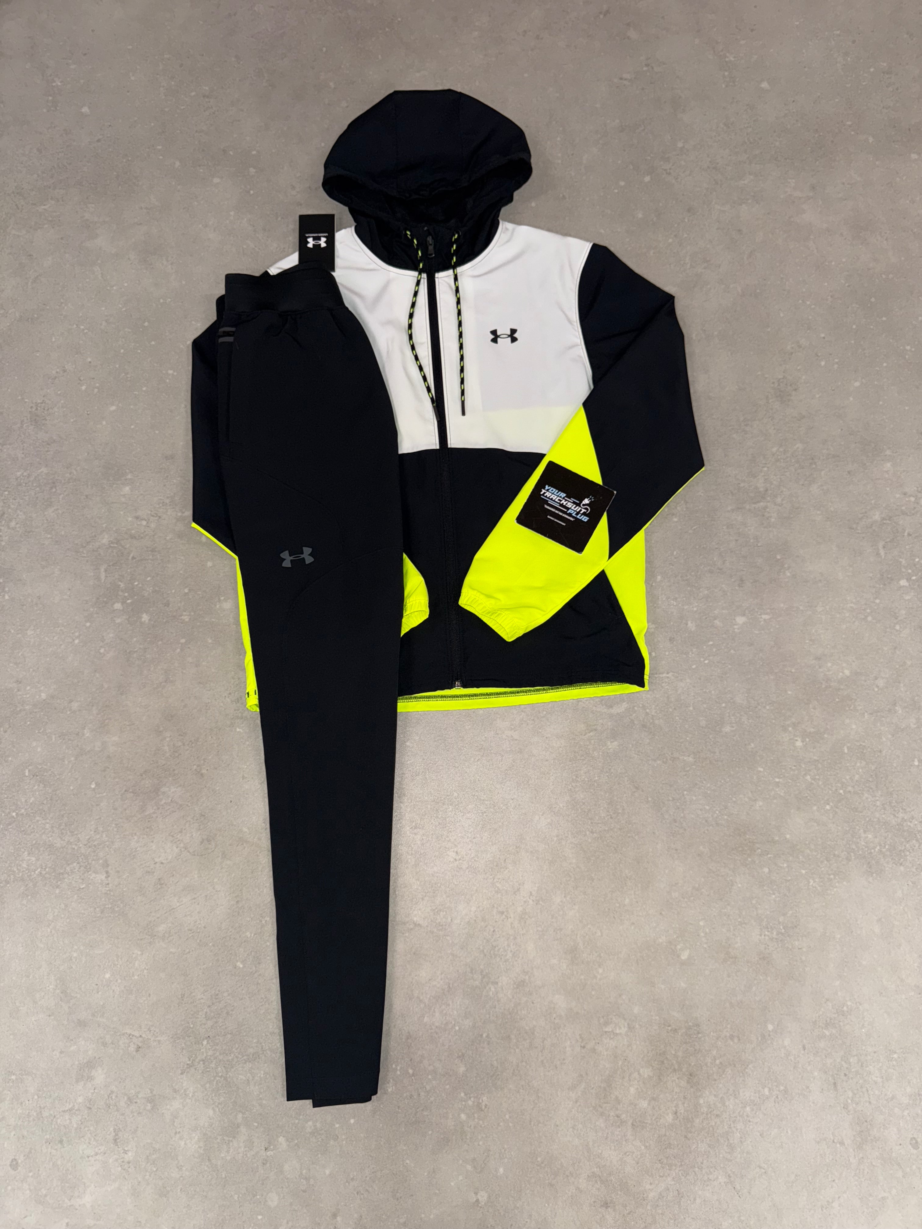 UNDER ARMOUR TRACKSUIT BLACK & YELLOW // LIMITED EDITION
