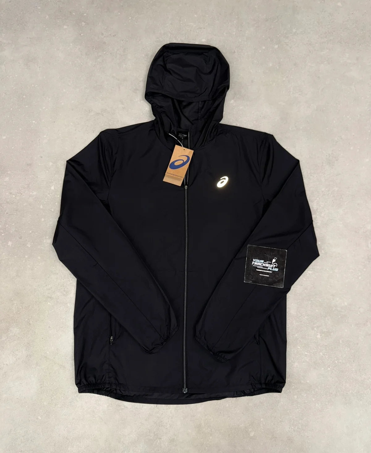ASICS TRACKSUIT BLACK ON BLACK