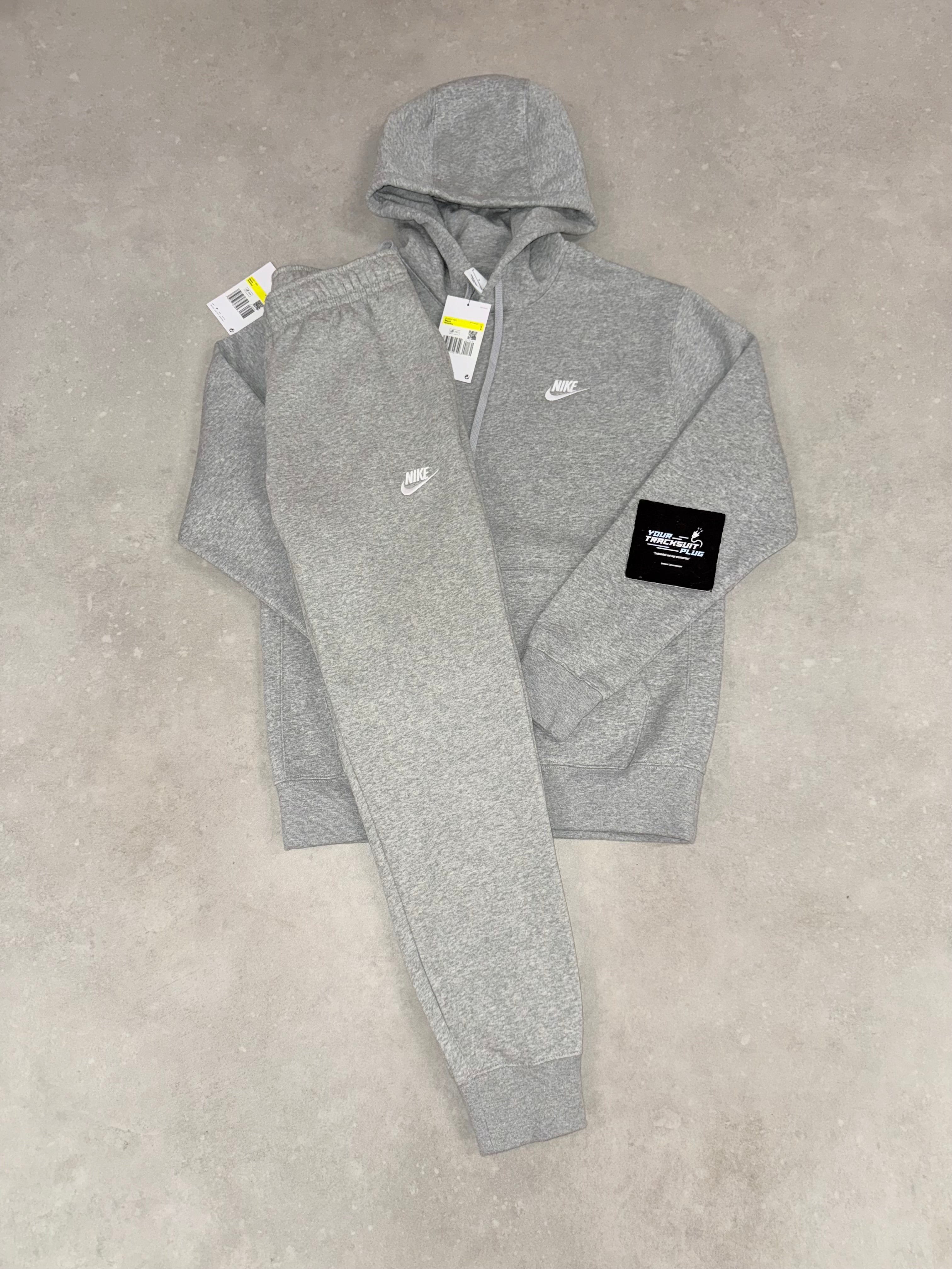 NIKE FLEECE TRACKSUIT GREY // HOODY EDITION