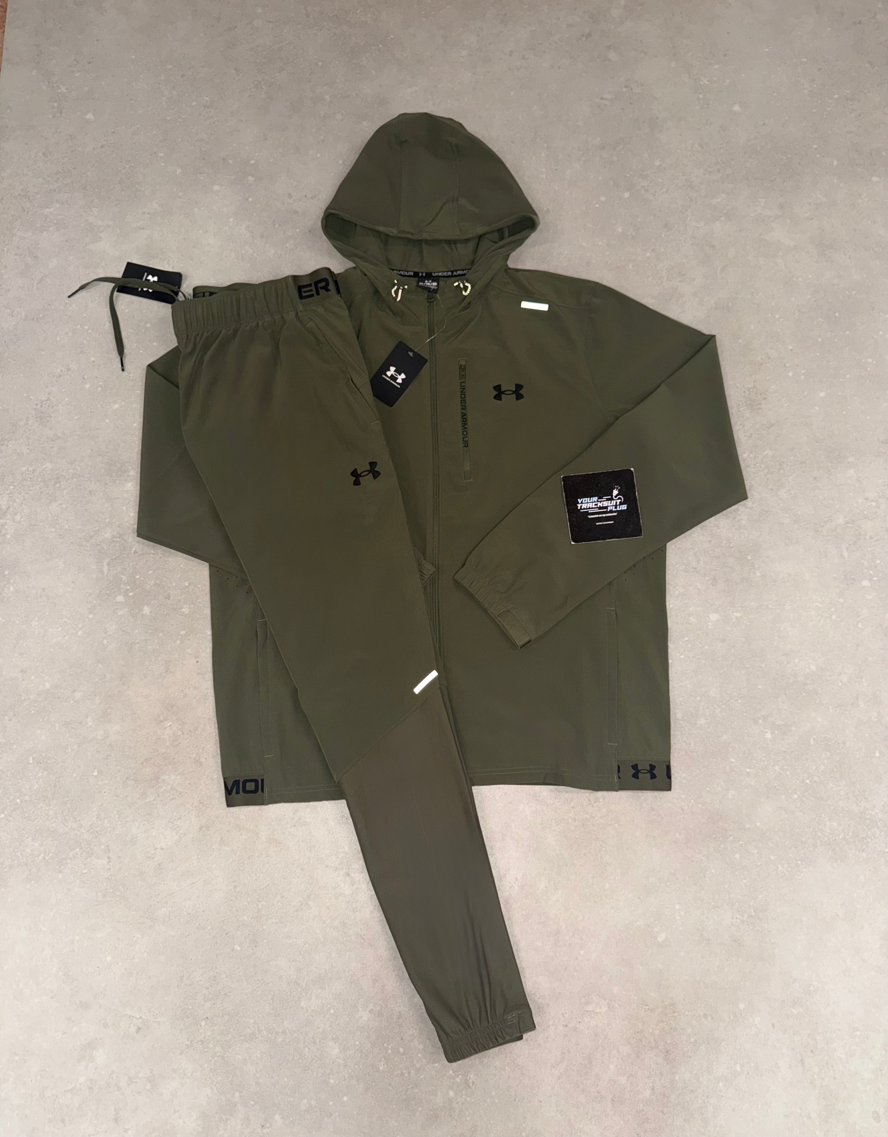UNDER ARMOUR TRACKSUIT GREEN // THE LATEST