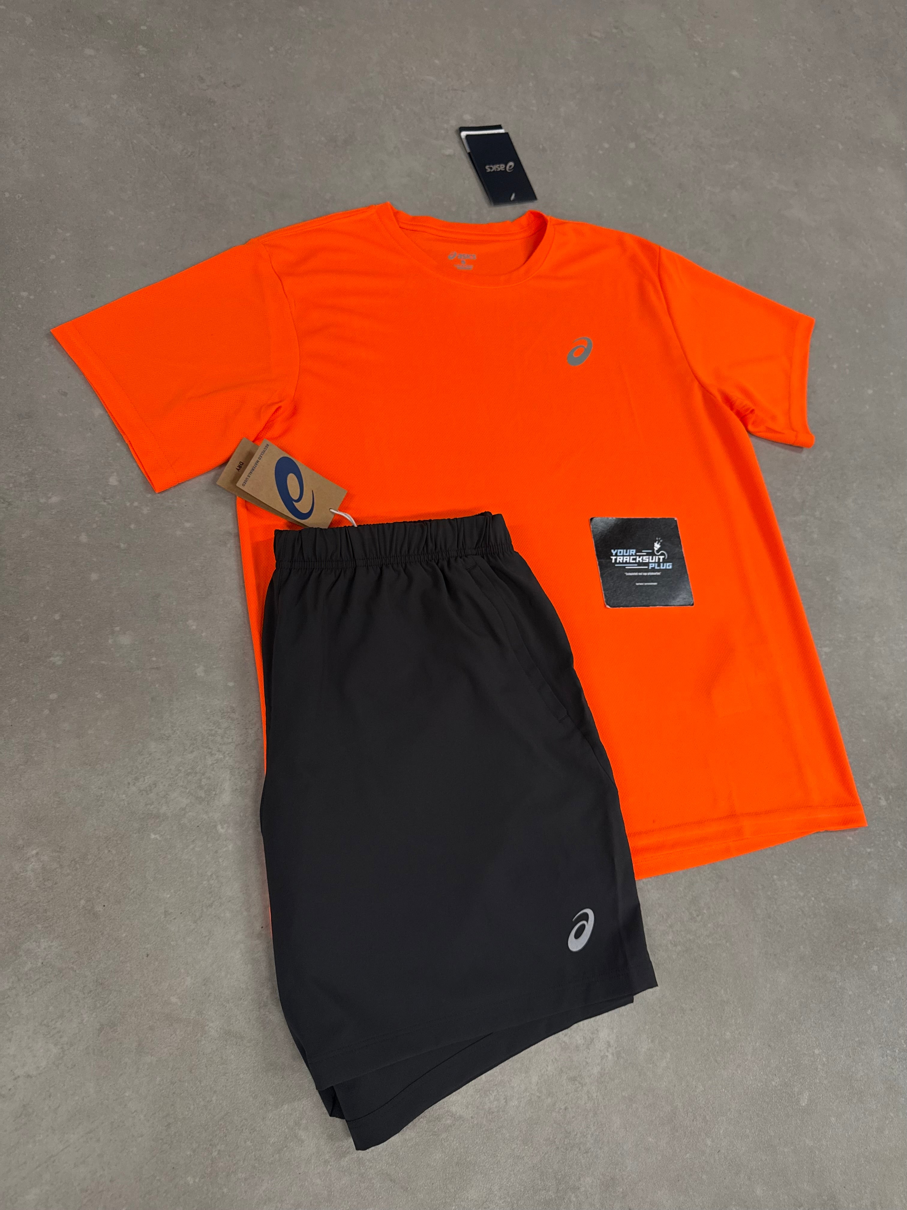 ASICS ORANGE & GREY SUMMER SET