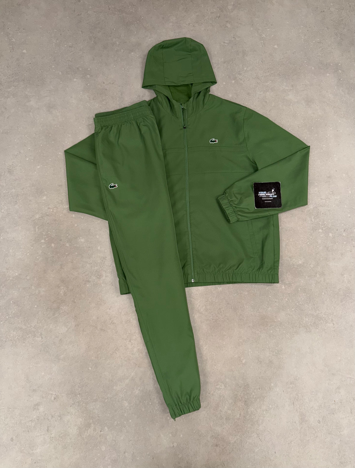 LACOSTE TRACKSUIT GREEN // THE LATEST