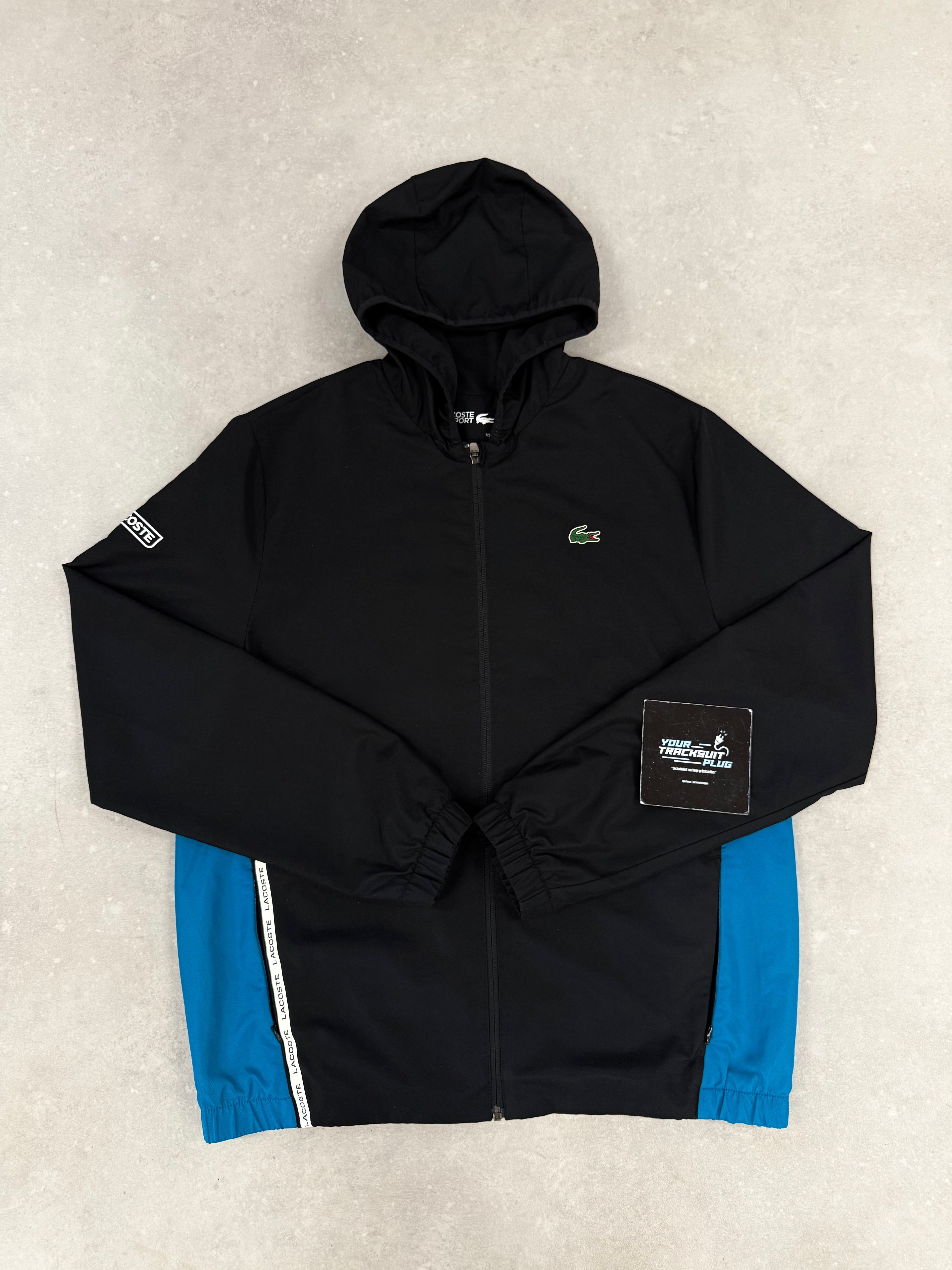 LACOSTE TRACKSUIT BLACK & BLUE // VERY EXCLUSIVE