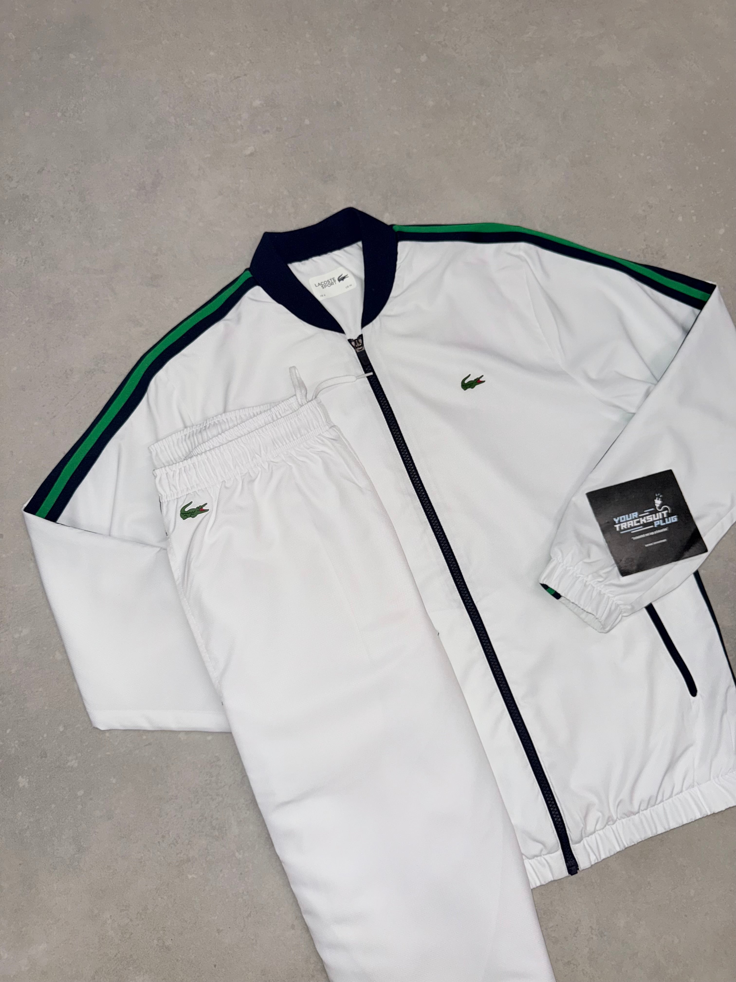 LACOSTE TRACKSUIT WHITE // EXCLUSIVE EDITION