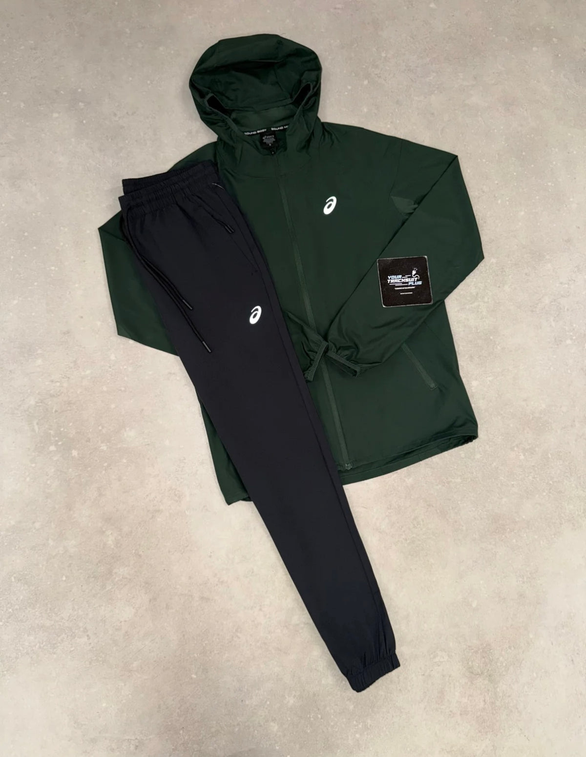 ASICS TRACKSUIT GREEN // VERY EXCLUSIVE