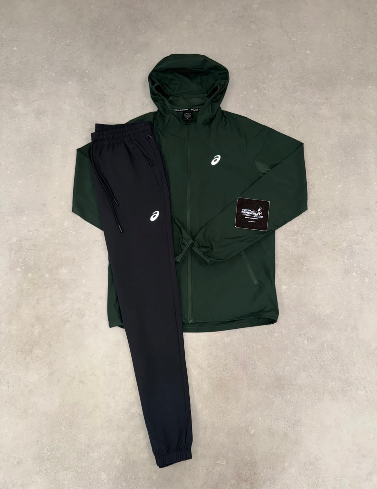 ASICS TRACKSUIT GREEN // VERY EXCLUSIVE