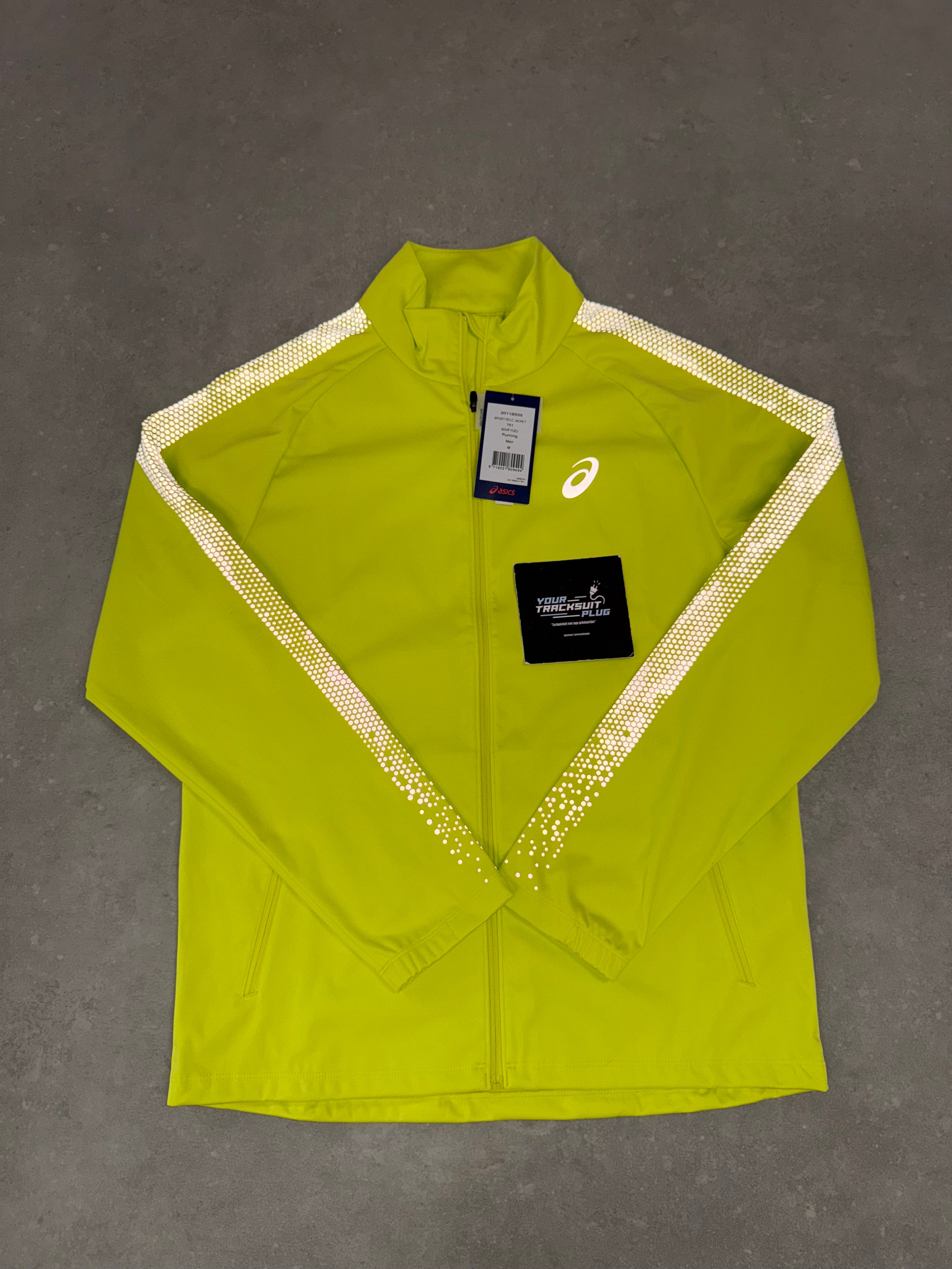 ASICS SOFT-SHELL YELLOW JACKET // VERY EXLUSIVE