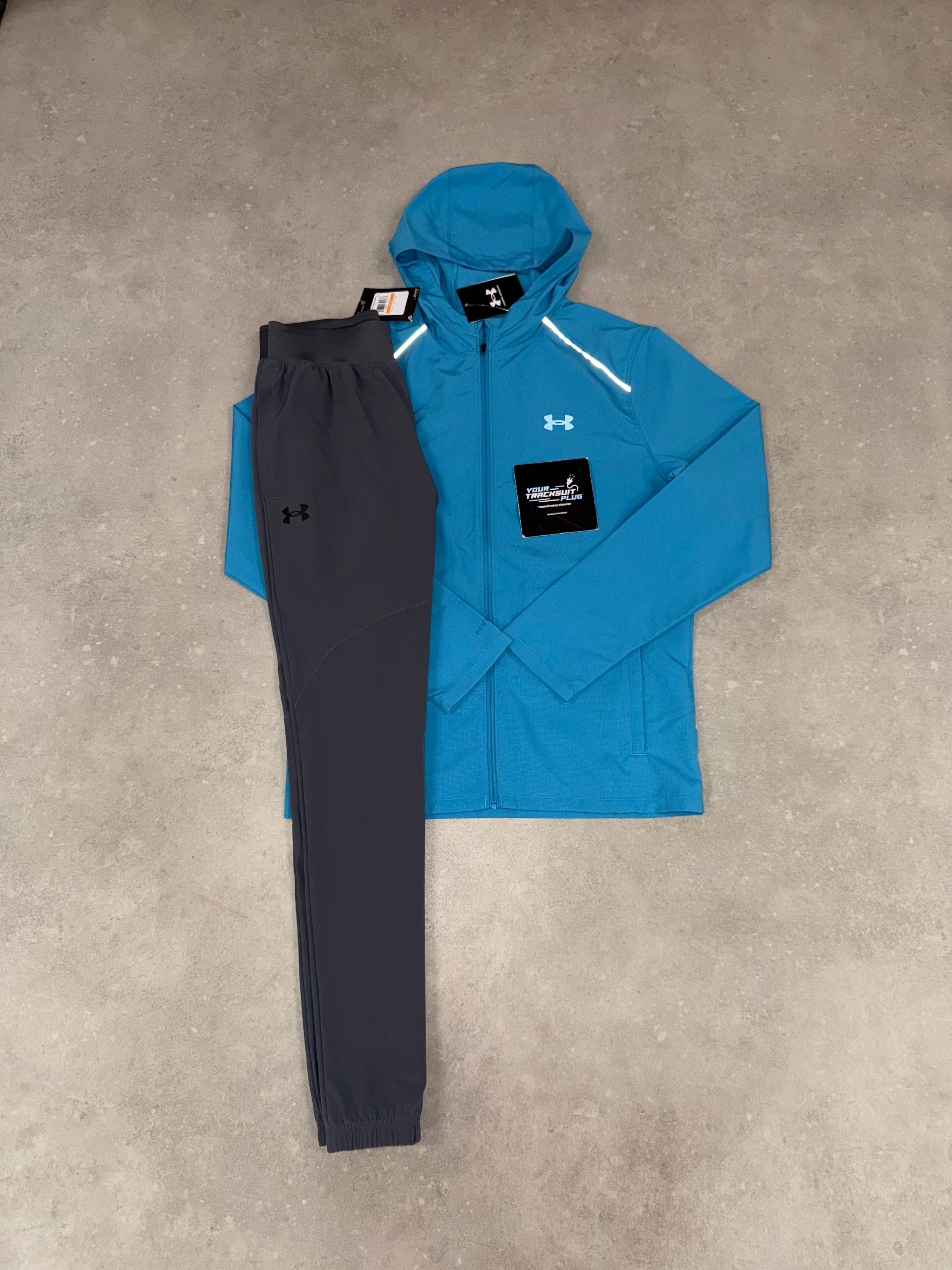 UNDER ARMOUR TRACKSUIT BLUE & GREY // LIMITED EDITION