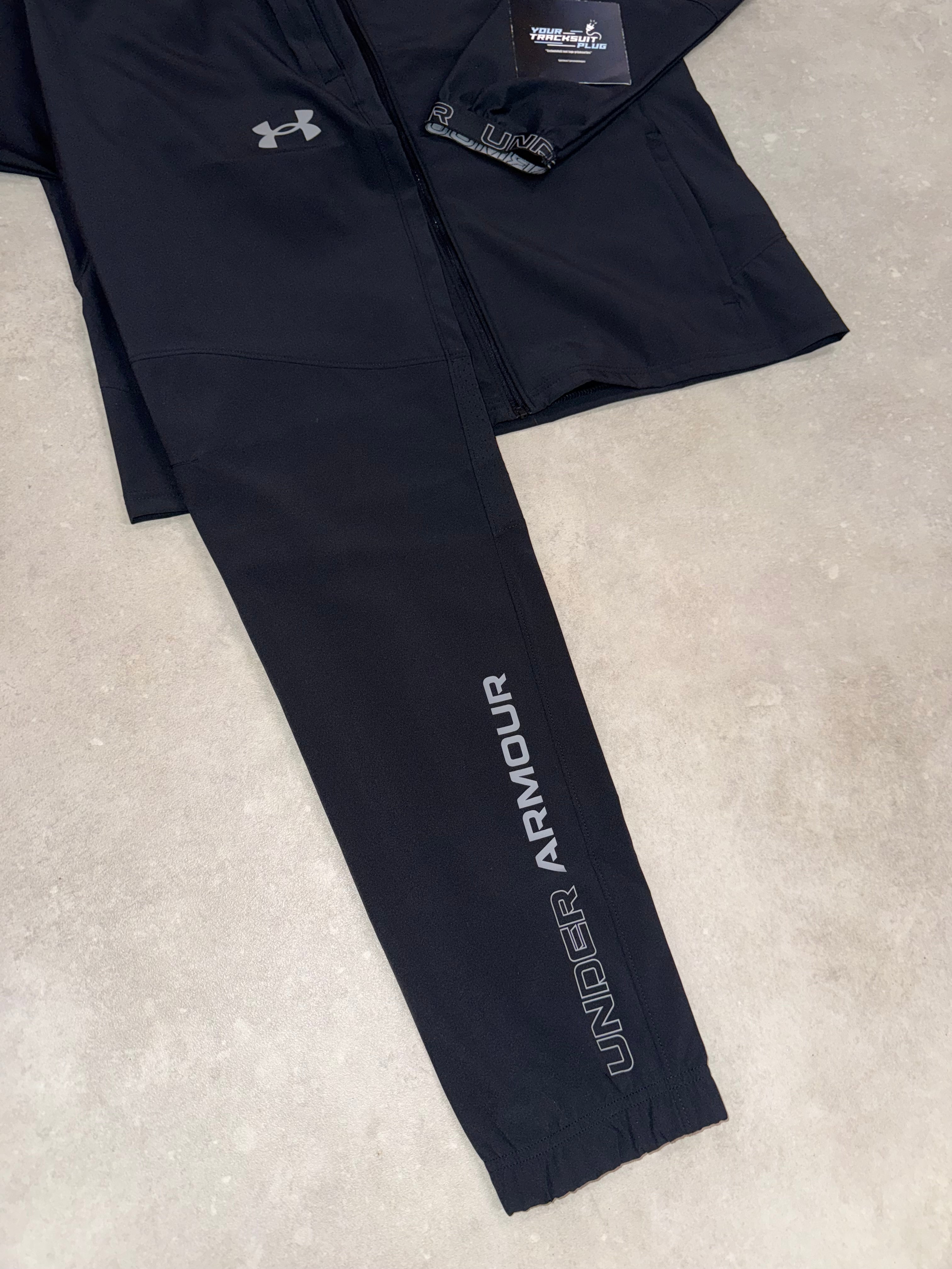 UNDER ARMOUR TRACKSUIT BLACK