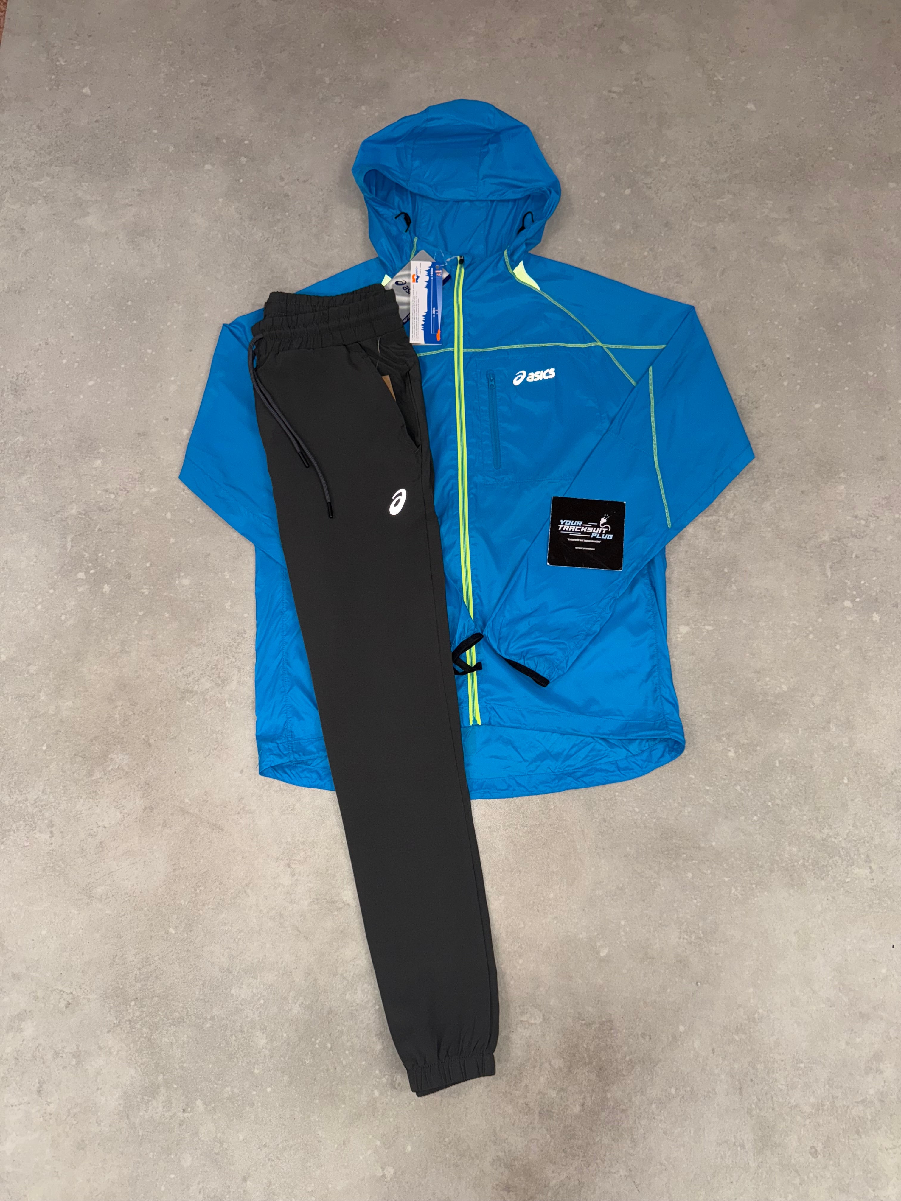 ASICS TRACKSUIT GREY & BLUE // LIMITED EDITION