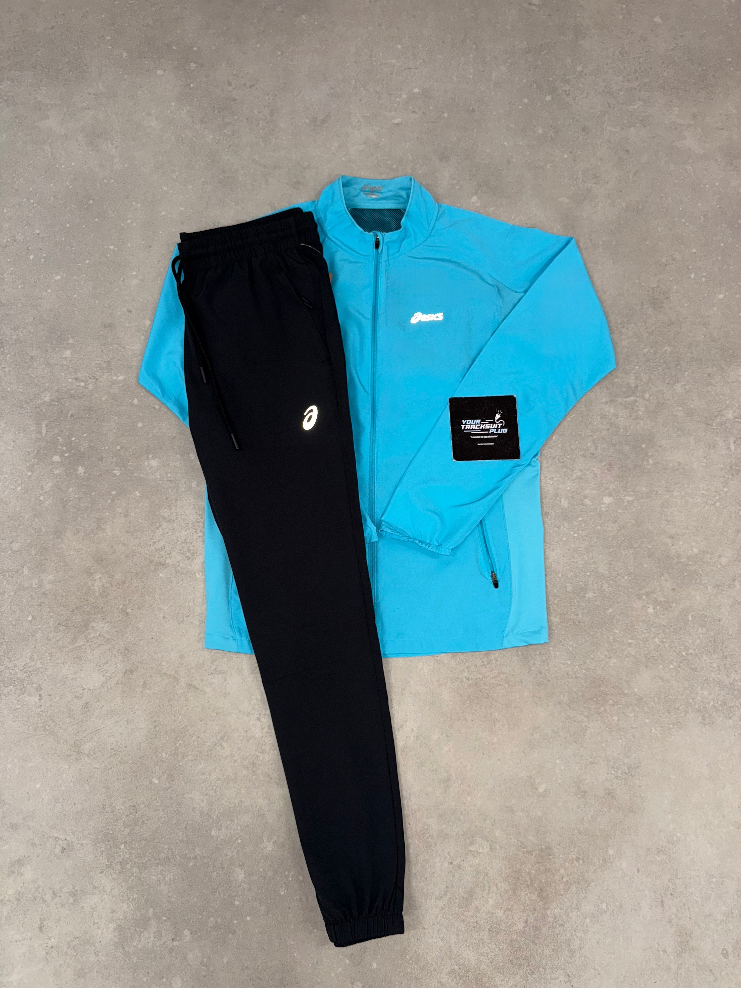 ASICS BABY BLUE & GREY TRACKSUIT // VERY EXCLUSIVE