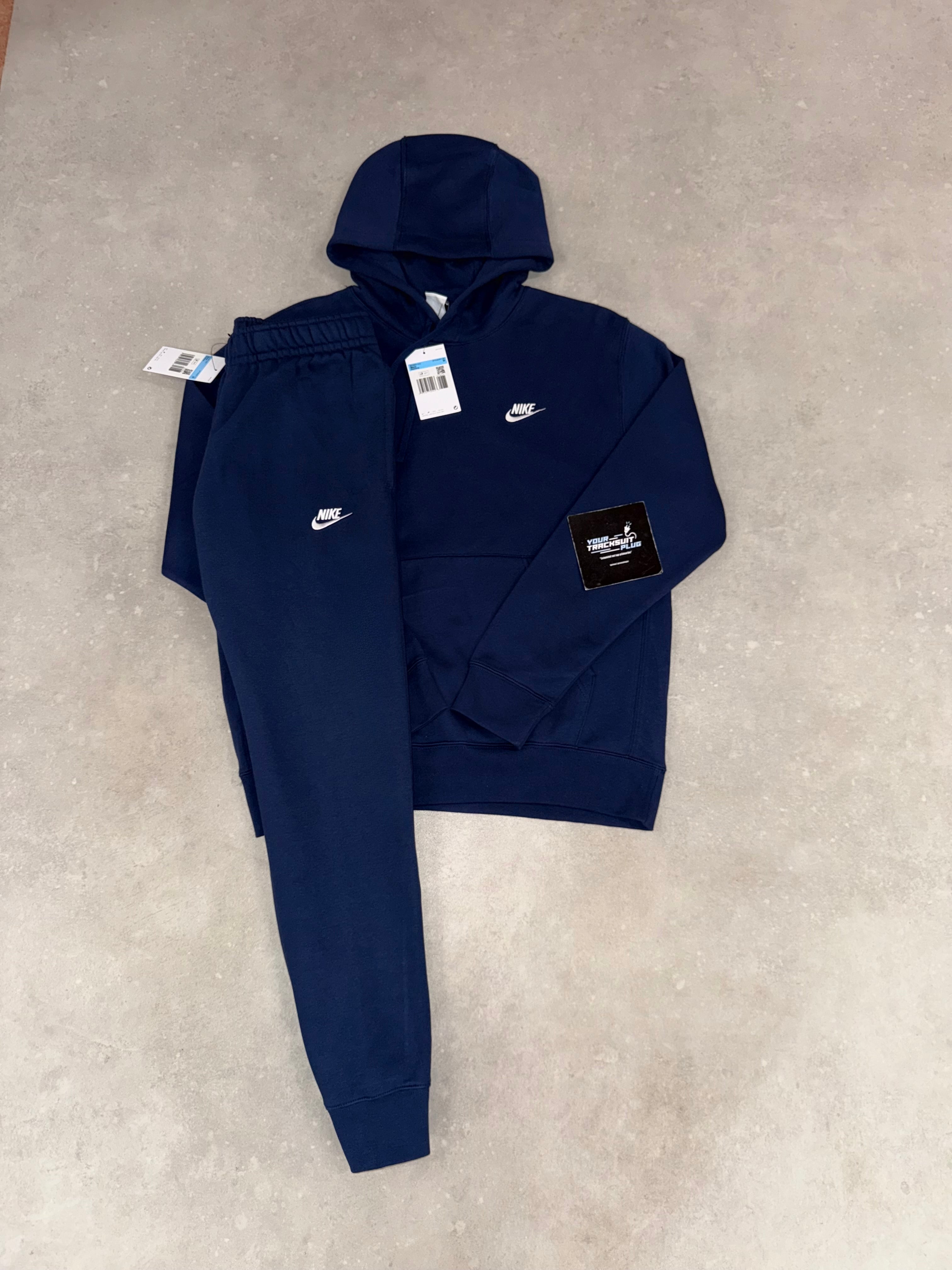 NIKE FLEECE TRACKSUIT // NAVY BLUE