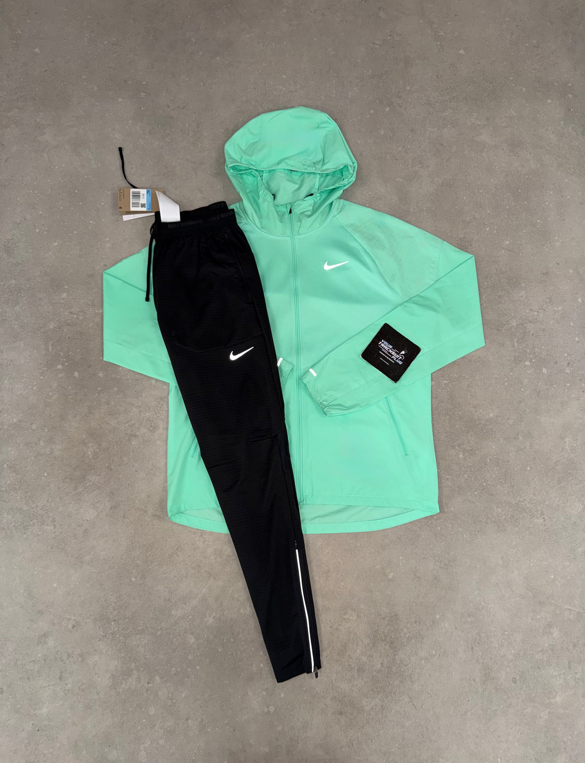 NIKE MILER MINT GREEN TRACKSUIT // VERY VERY EXCLUSIVE