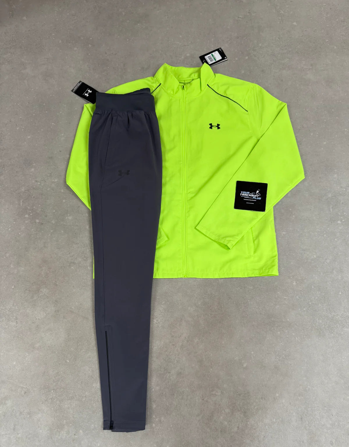 UNDER ARMOUR TRACKSUIT YELLOW & GREY // LIMITED EDITION