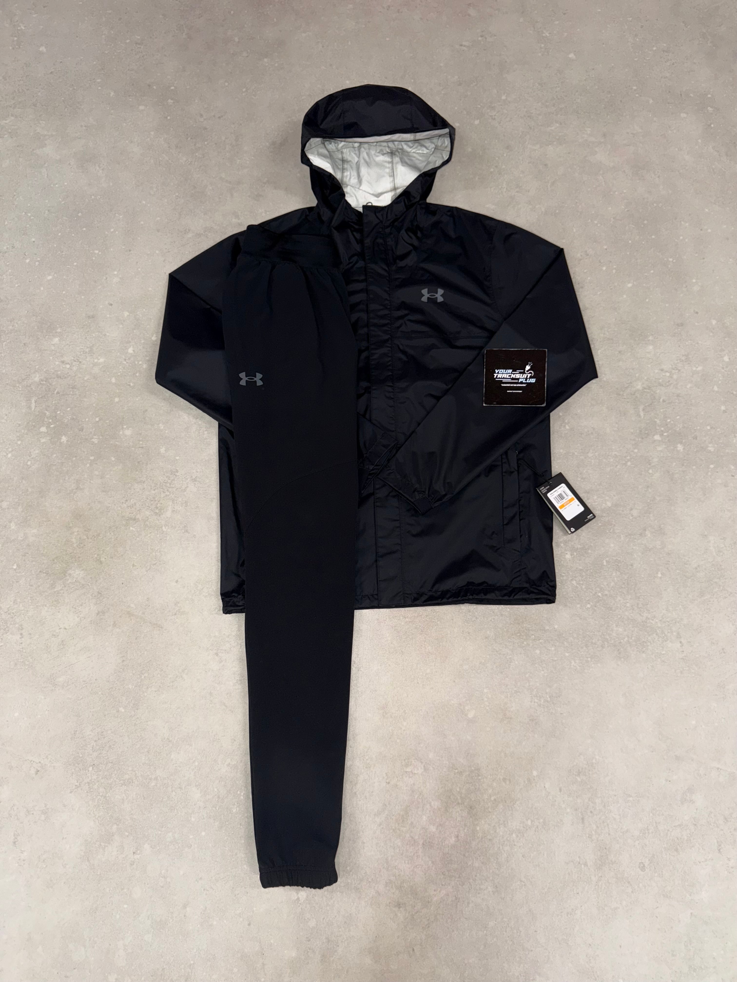 UNDER ARMOUR TRACKSUIT // BLACK ON BLACK