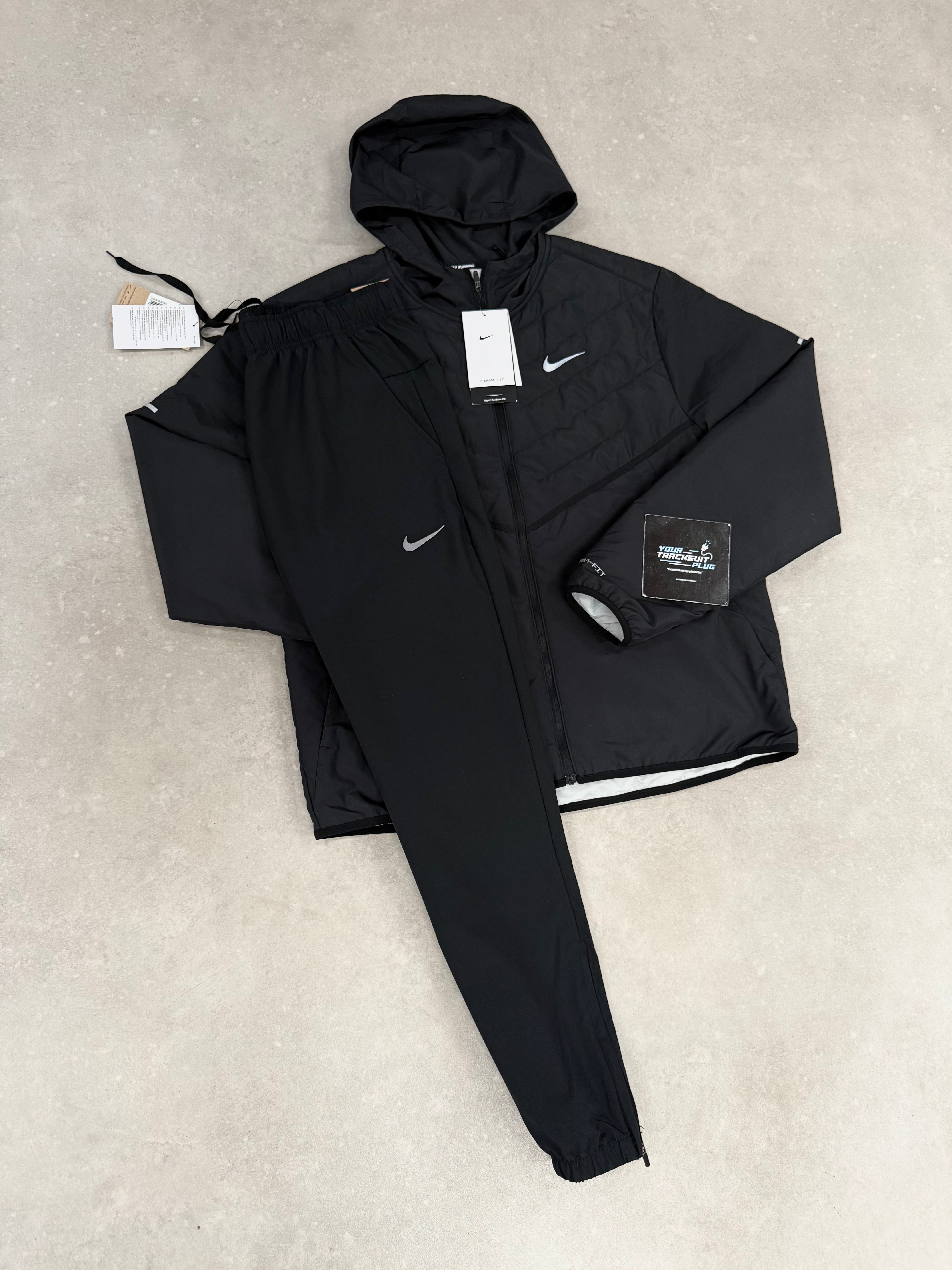 NIKE TRACKSUIT BLACK ON BLACK // VERY EXCLUSIVE