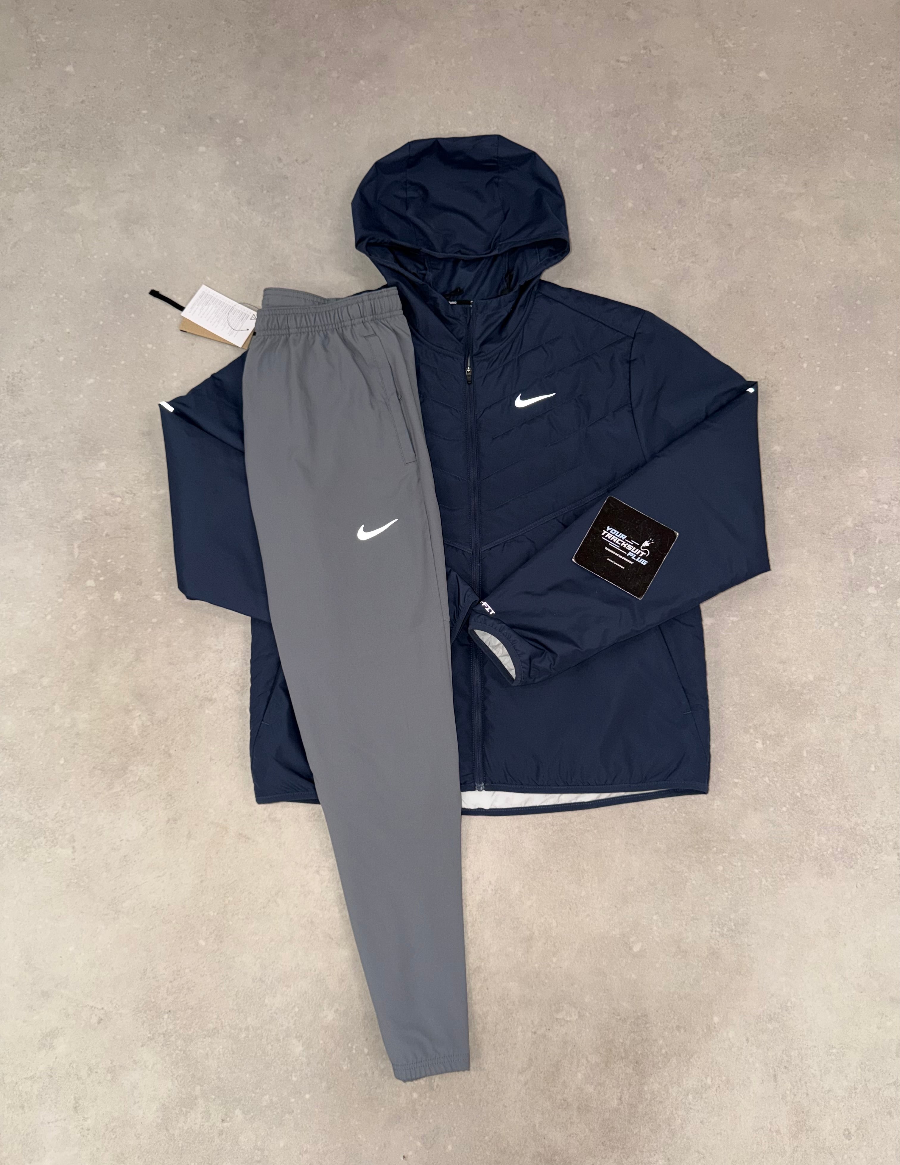 NIKE GREY & BLUE TRACKSUIT // EXCLUSIVE EDITION