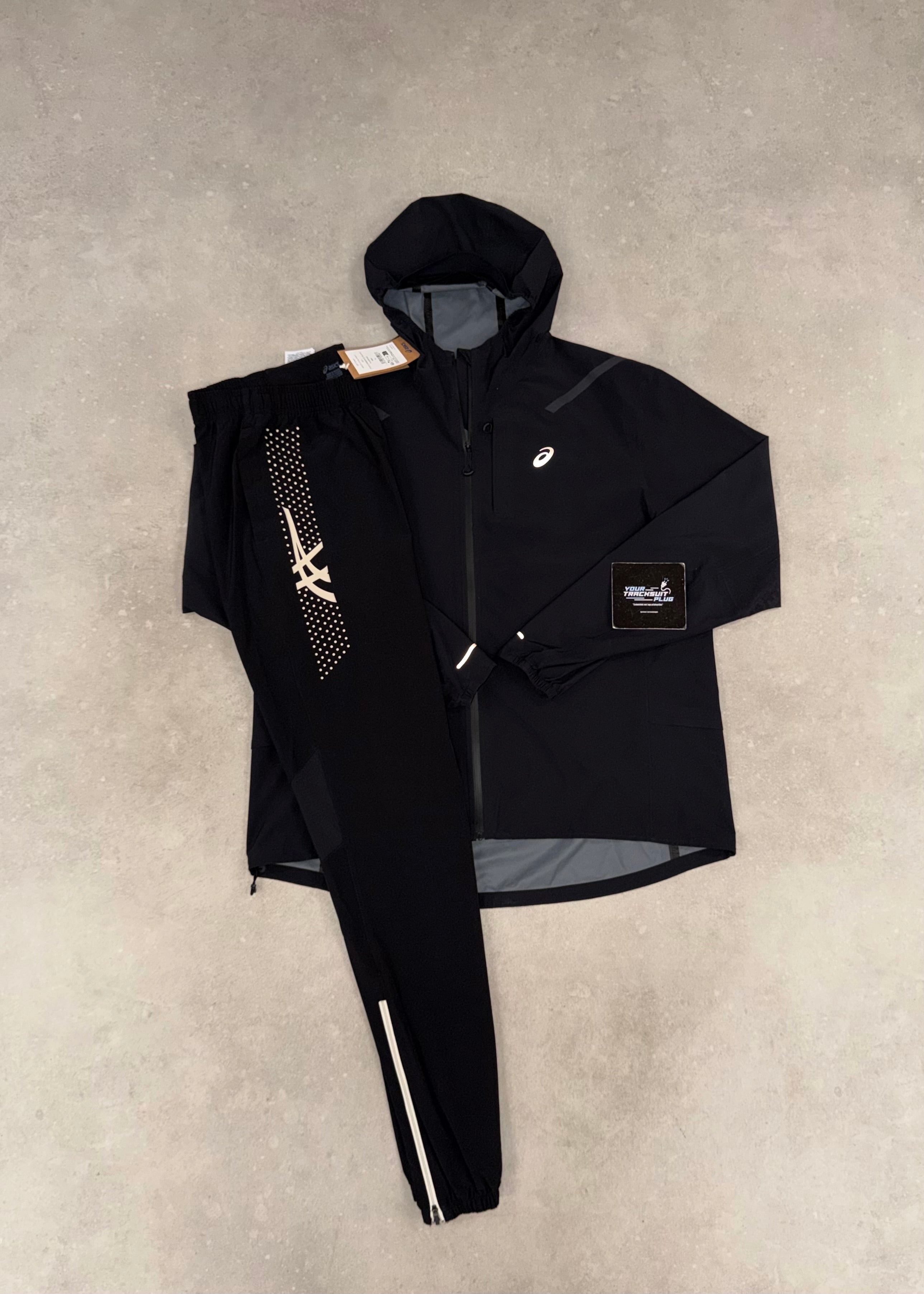 ASICS SOFT-SHELL TRACKSUIT BLACK // EXCLUSIVE EDITION