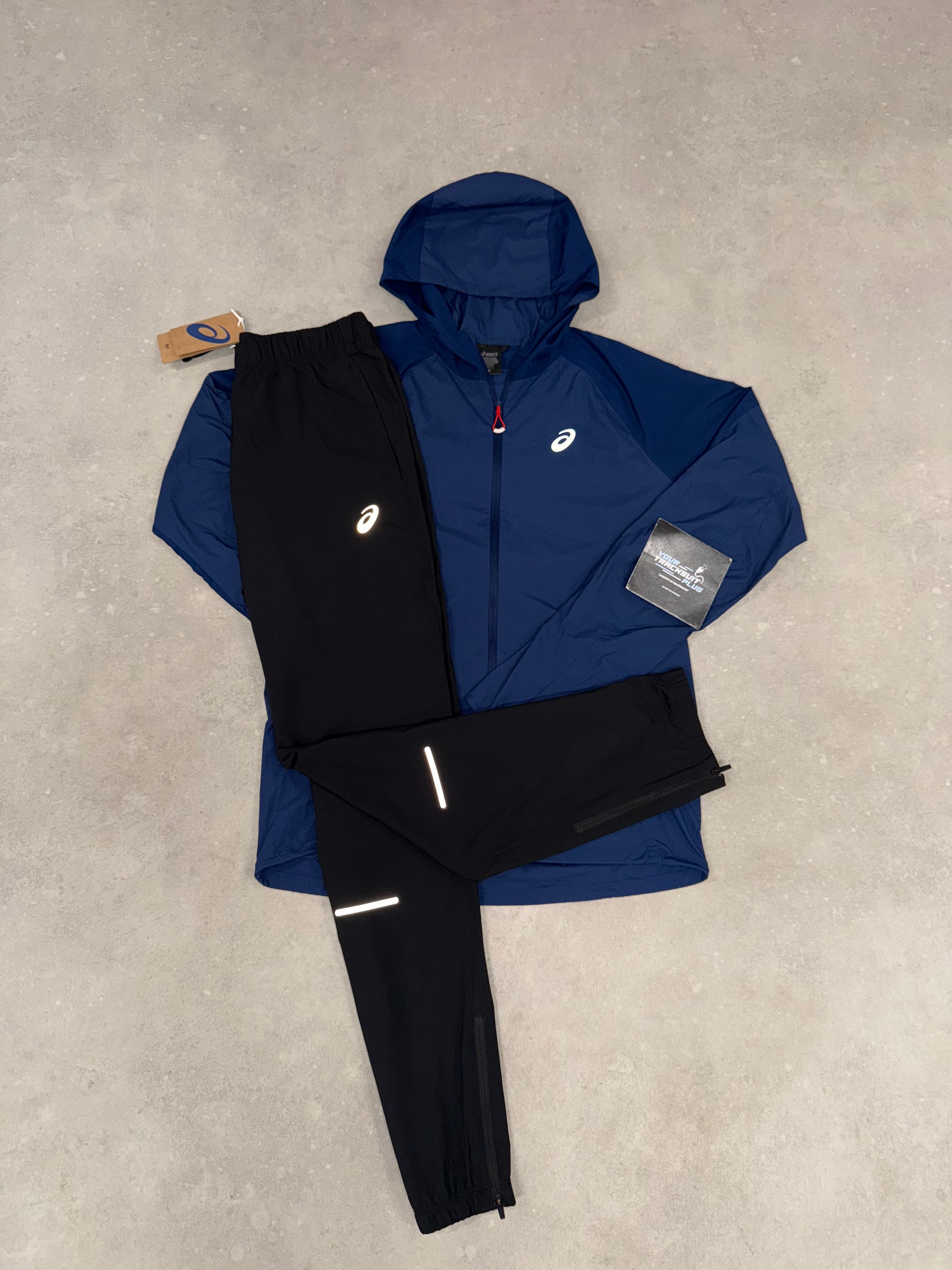 ASICS BLUE & BLACK TRACKSUIT // LIMITED EDITION