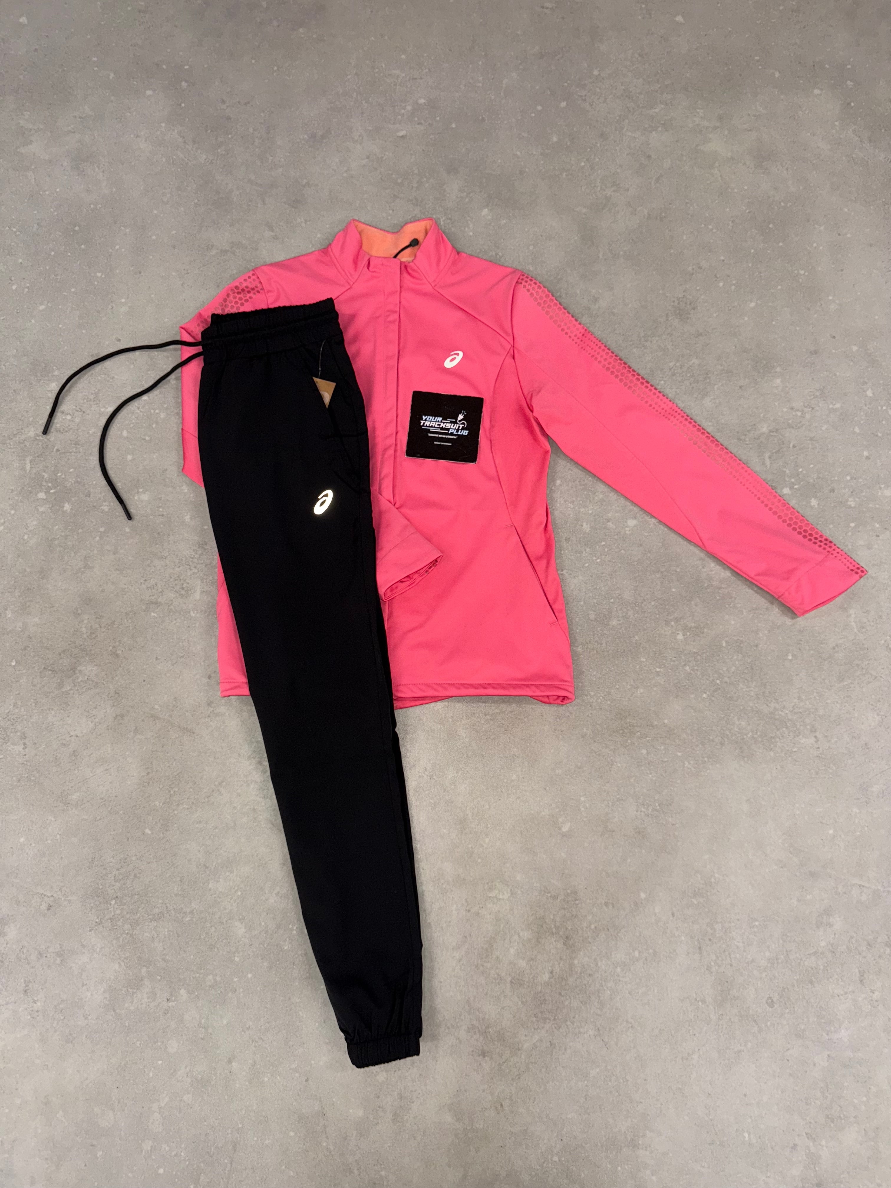 ASICS SOFT-SHELL TRACKSUIT PINK // VERY EXCLUSIVE