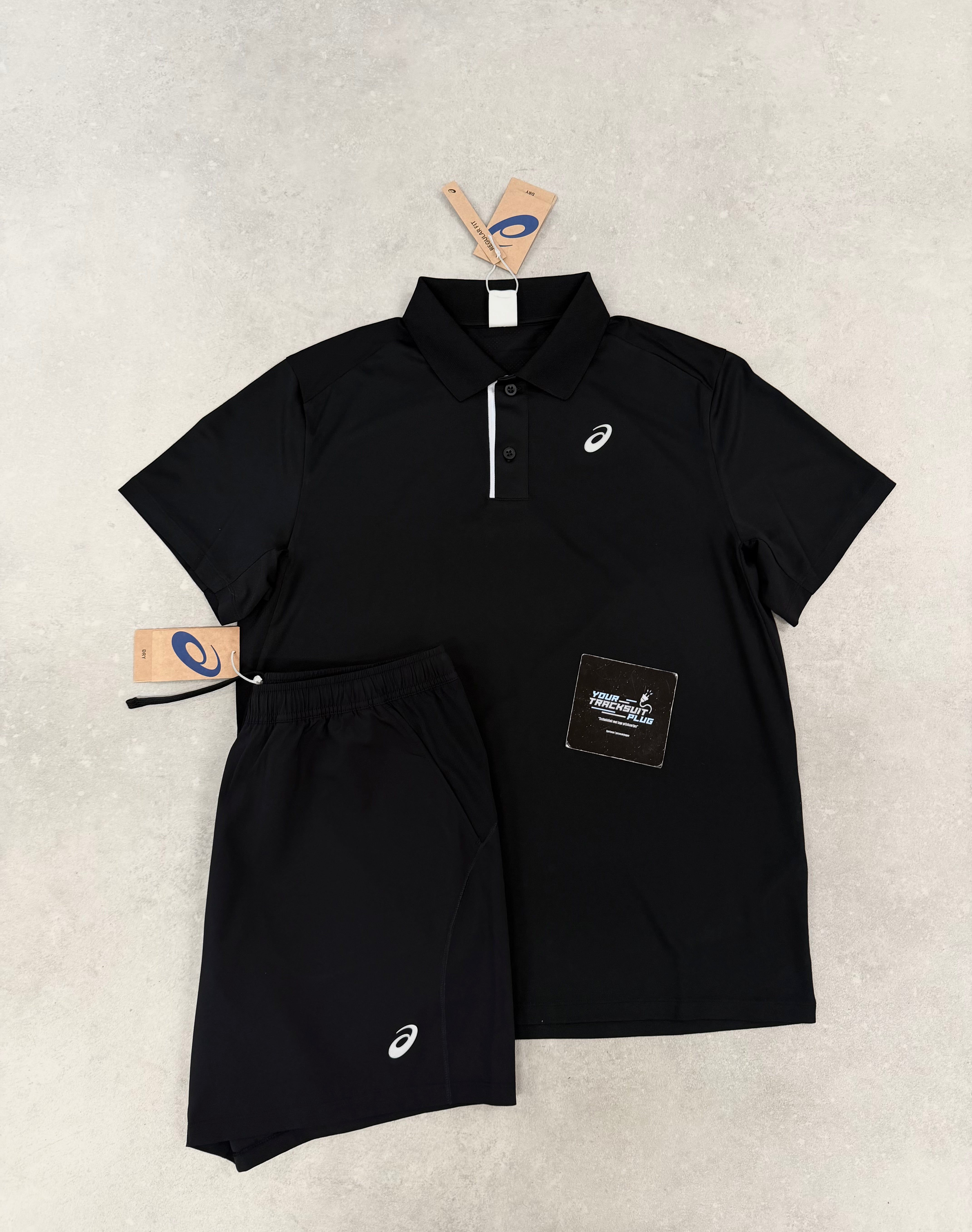 ASICS POLO SET BLACK // LIMITED EDITION