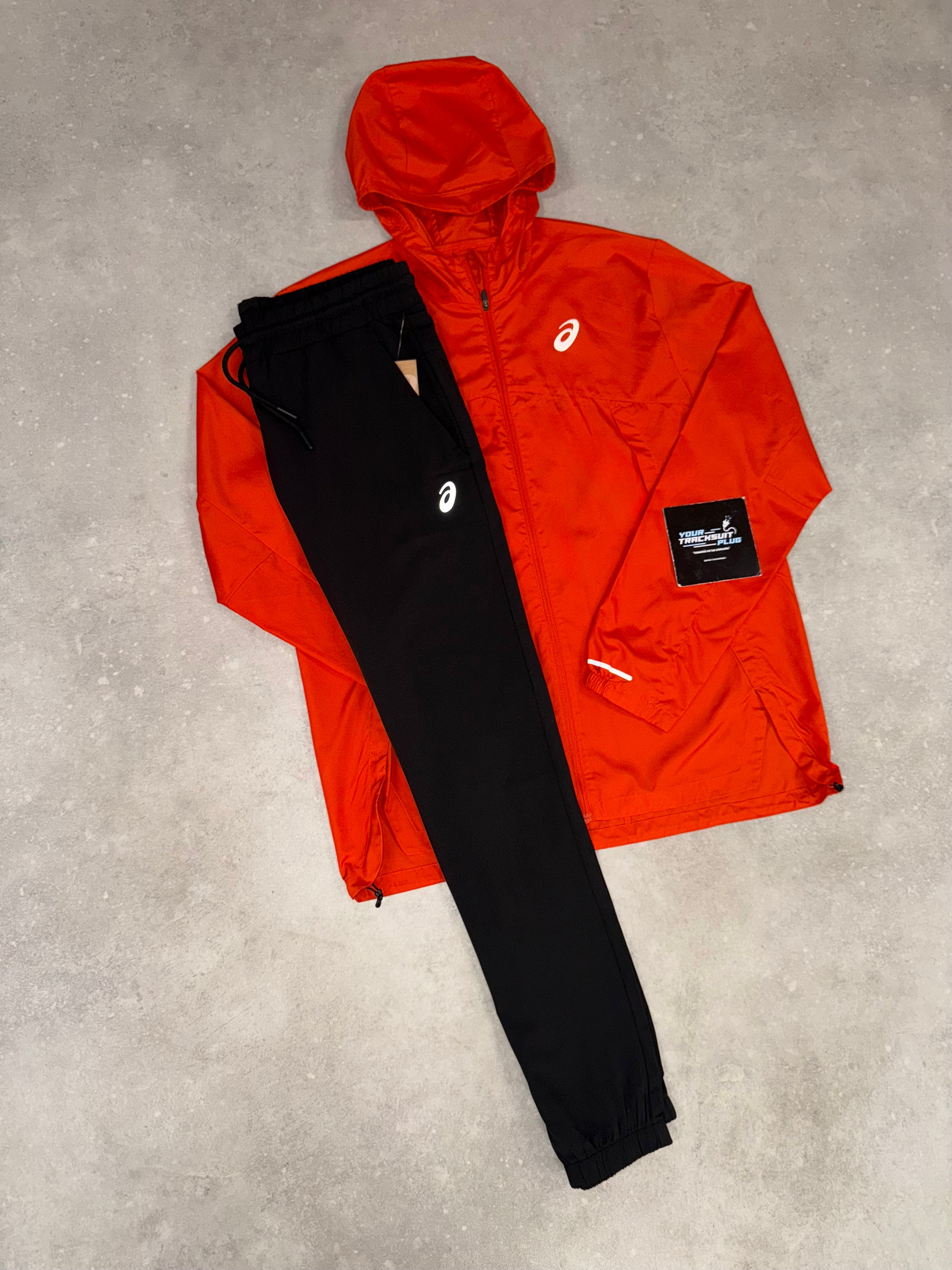 ASICS TRACKSUIT ORANGE & BLACK // VERY EXCLUSIVE