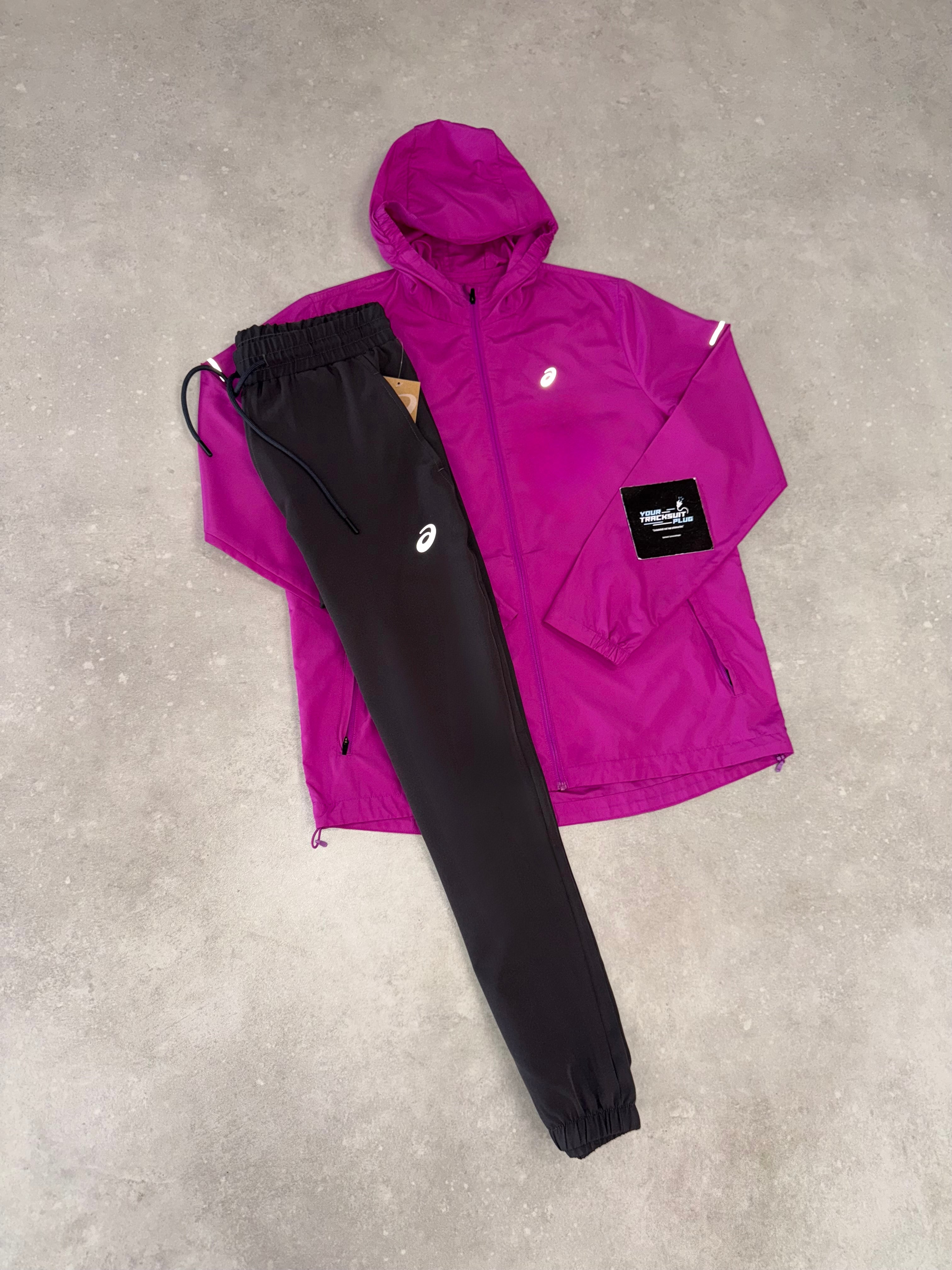 ASICS TRACKSUIT PURPLE & GREY // VERY EXCLUSIVE