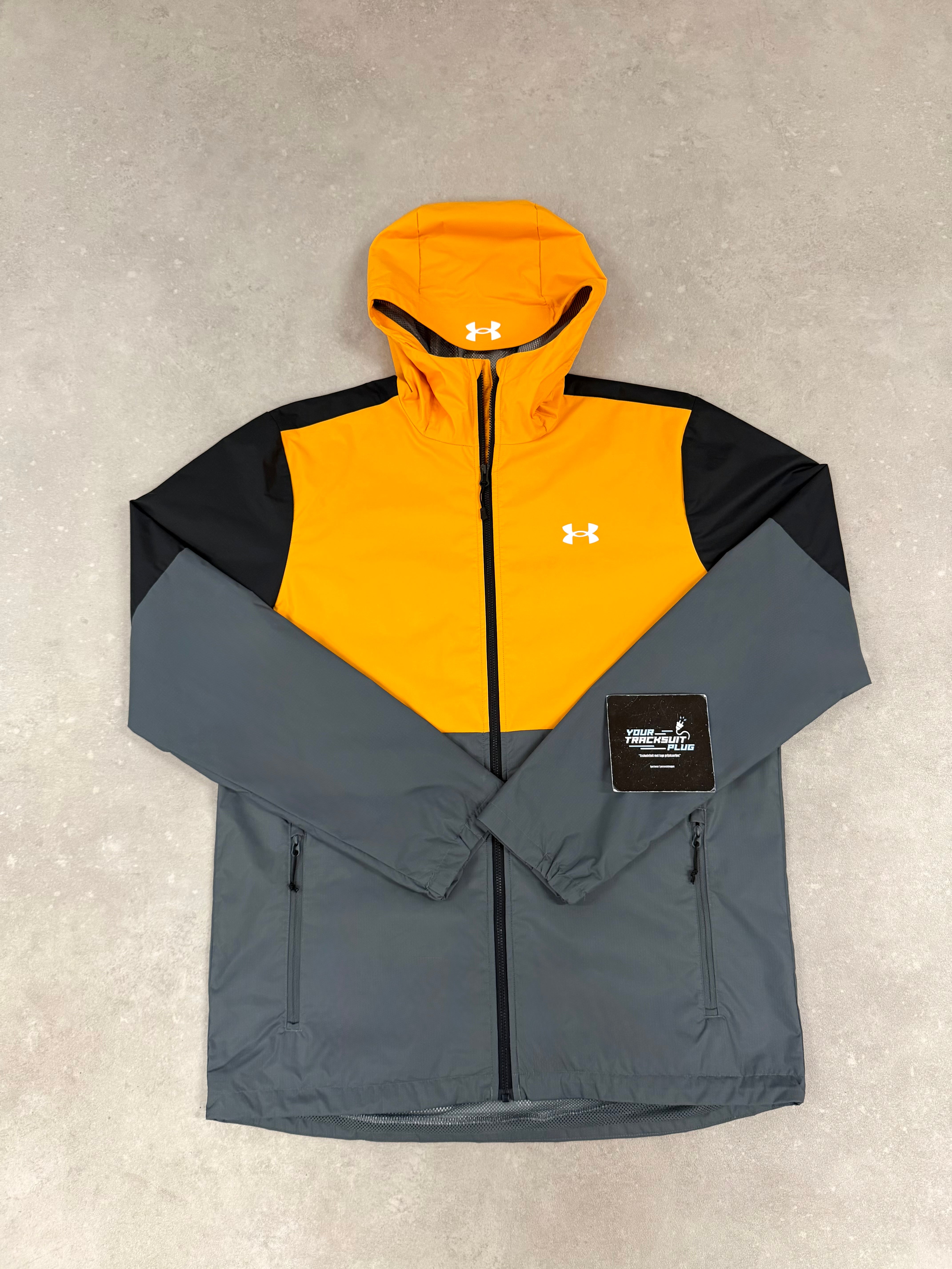 UNDER ARMOUR ORANGE & BLACK TRACKSUIT // LIMITED EDITION
