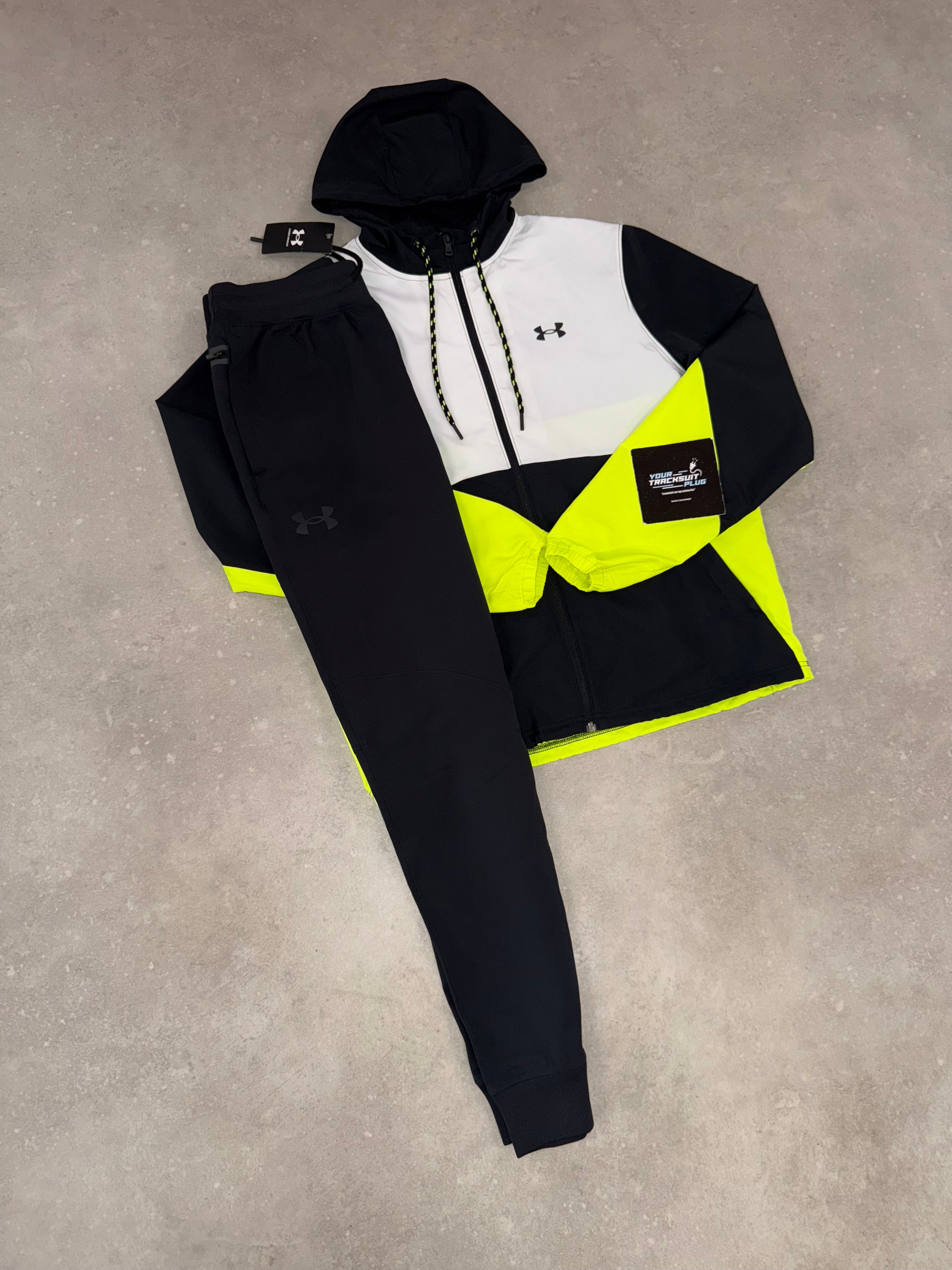 UNDER ARMOUR TRACKSUIT BLACK & YELLOW // LIMITED EDITION