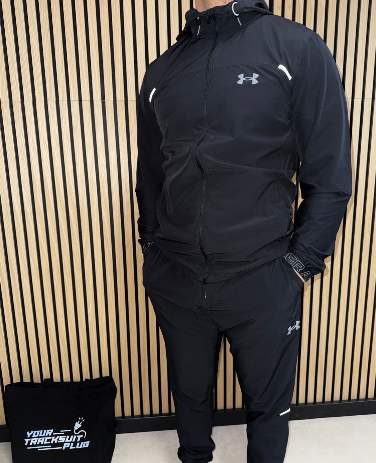 UNDER ARMOUR TRACKSUIT BLACK // THE LATEST