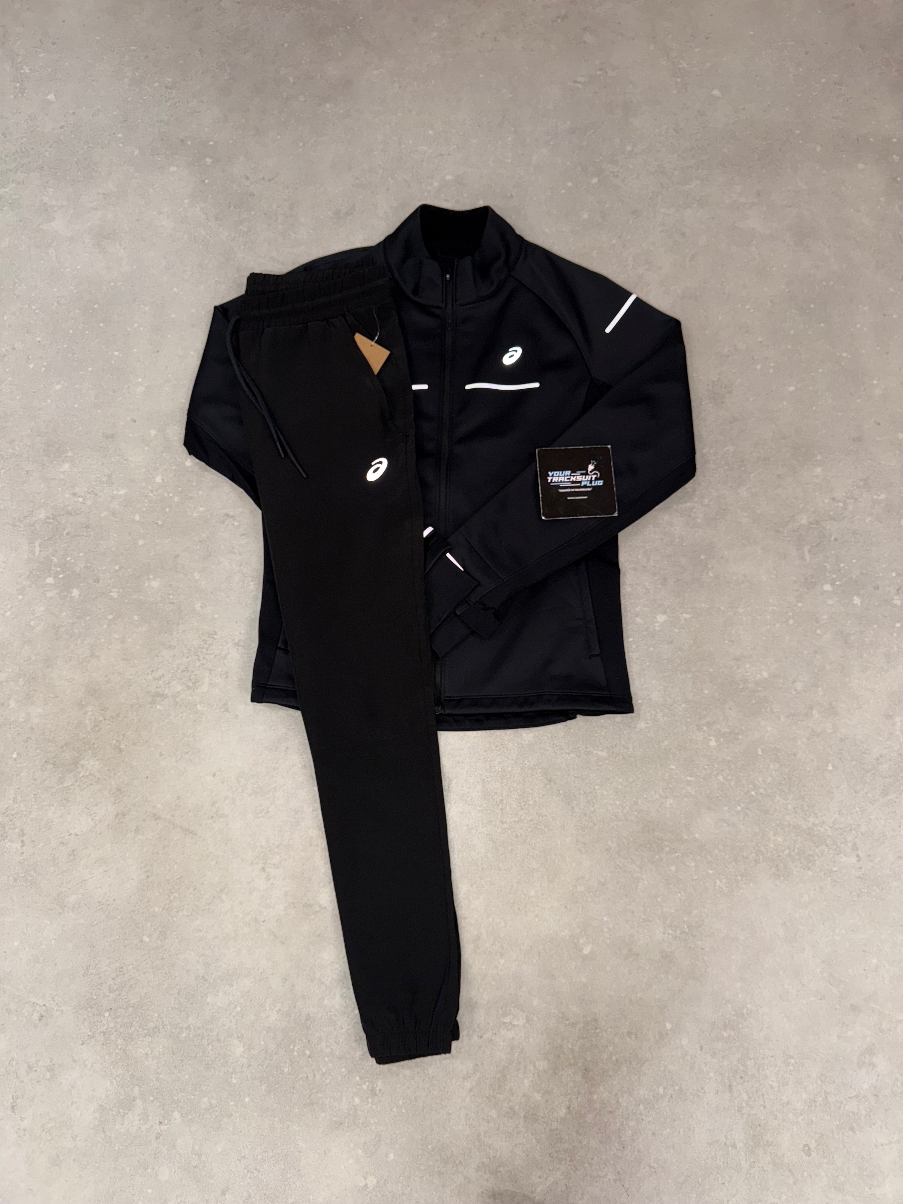 ASICS SOFT-SHELL TRACKSUIT BLACK LITE TRACKSUIT // LIMITED EDITION