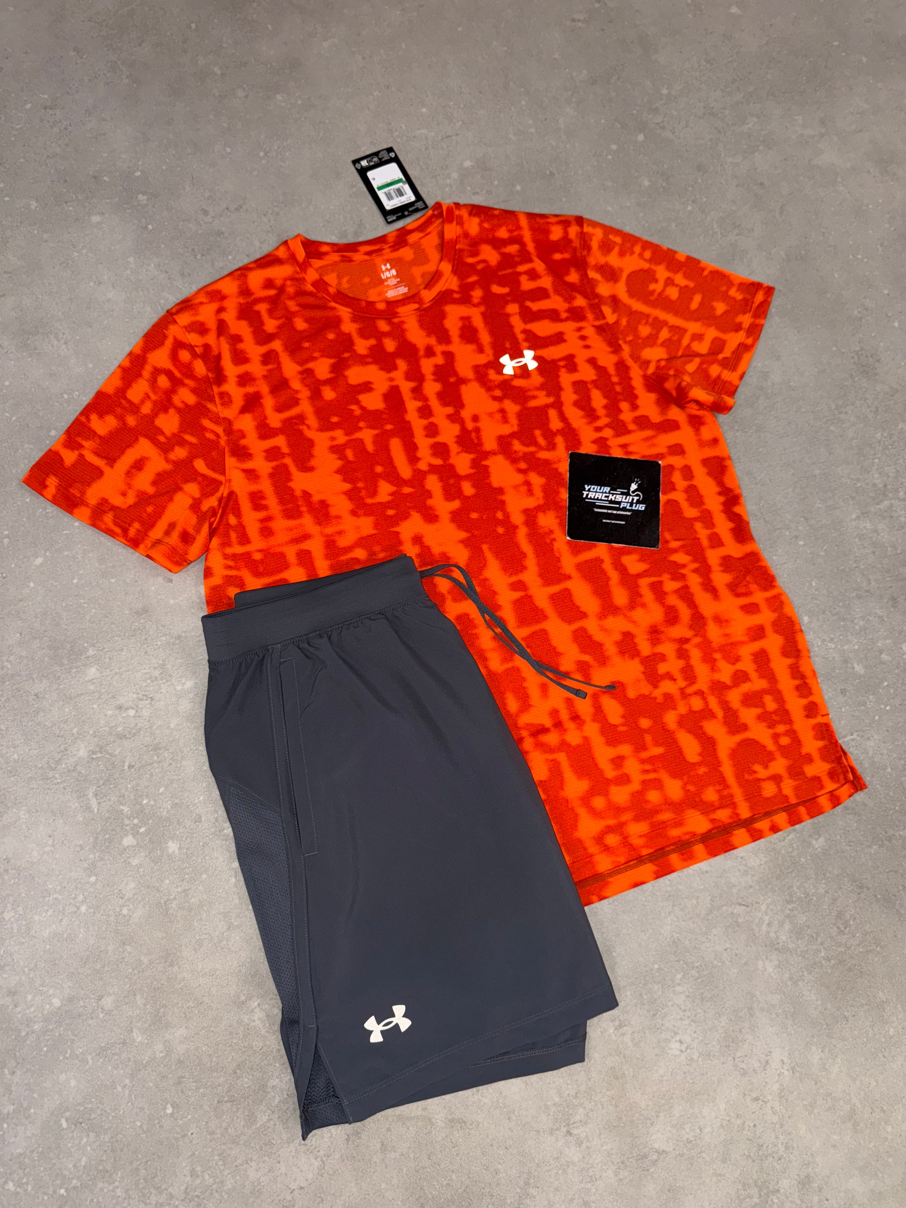 UNDER ARMOUR ORANGE & GREY // SUMMER SET