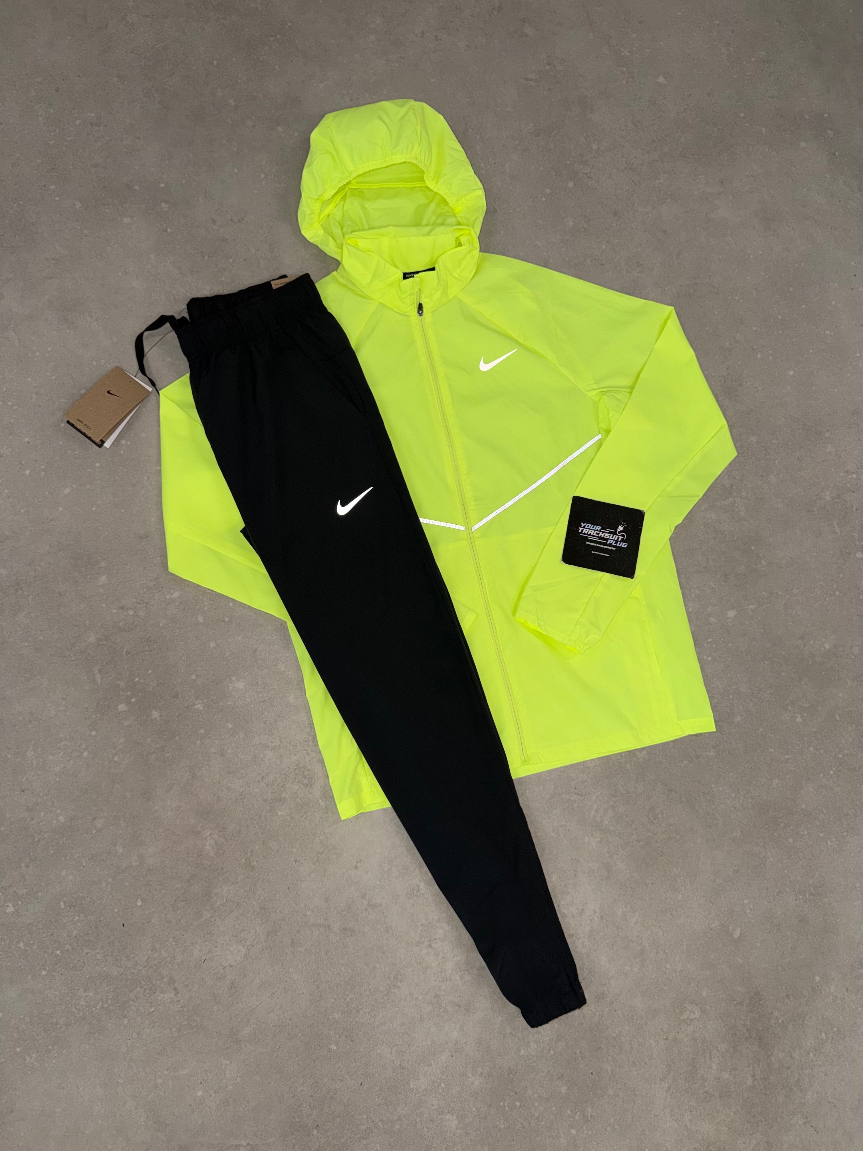 NIKE MILER TRACKSUIT BLACK & YELLOW // THE LATEST
