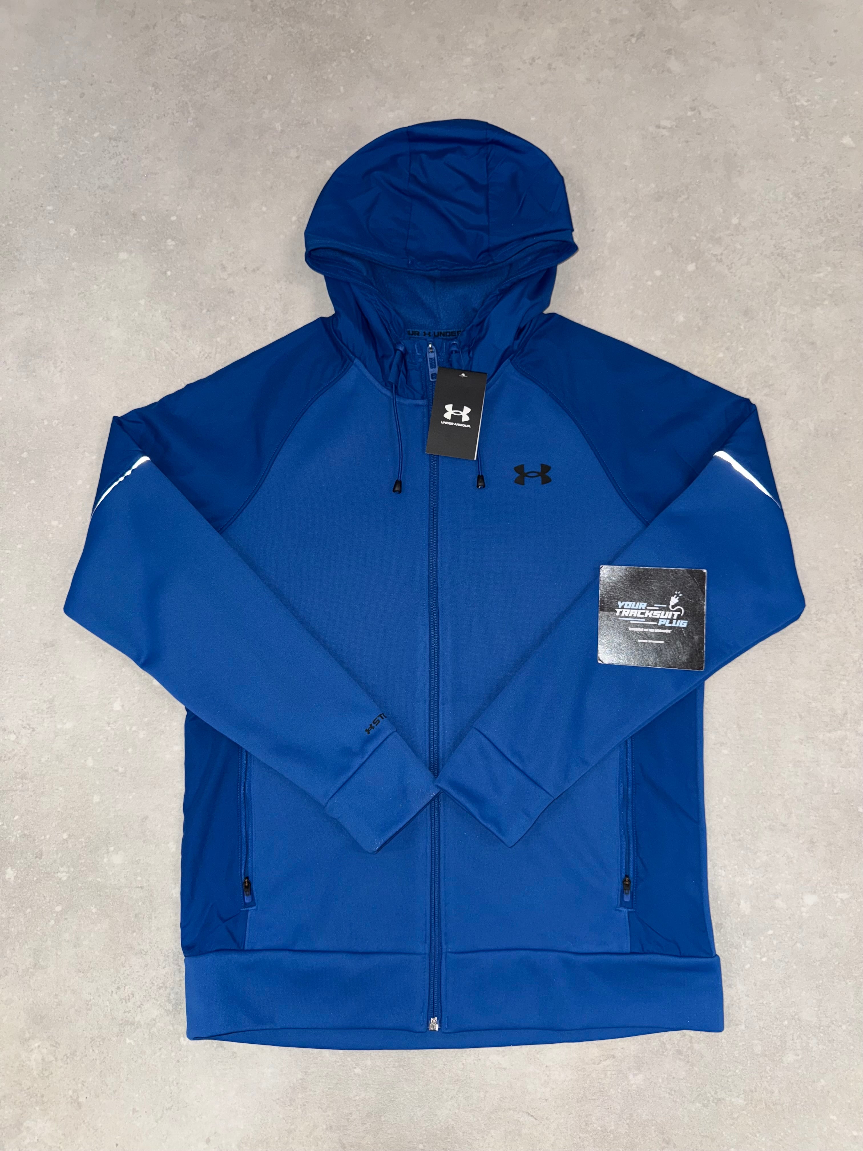 UNDER ARMOUR TRACKSUIT BLUE // THE LATEST