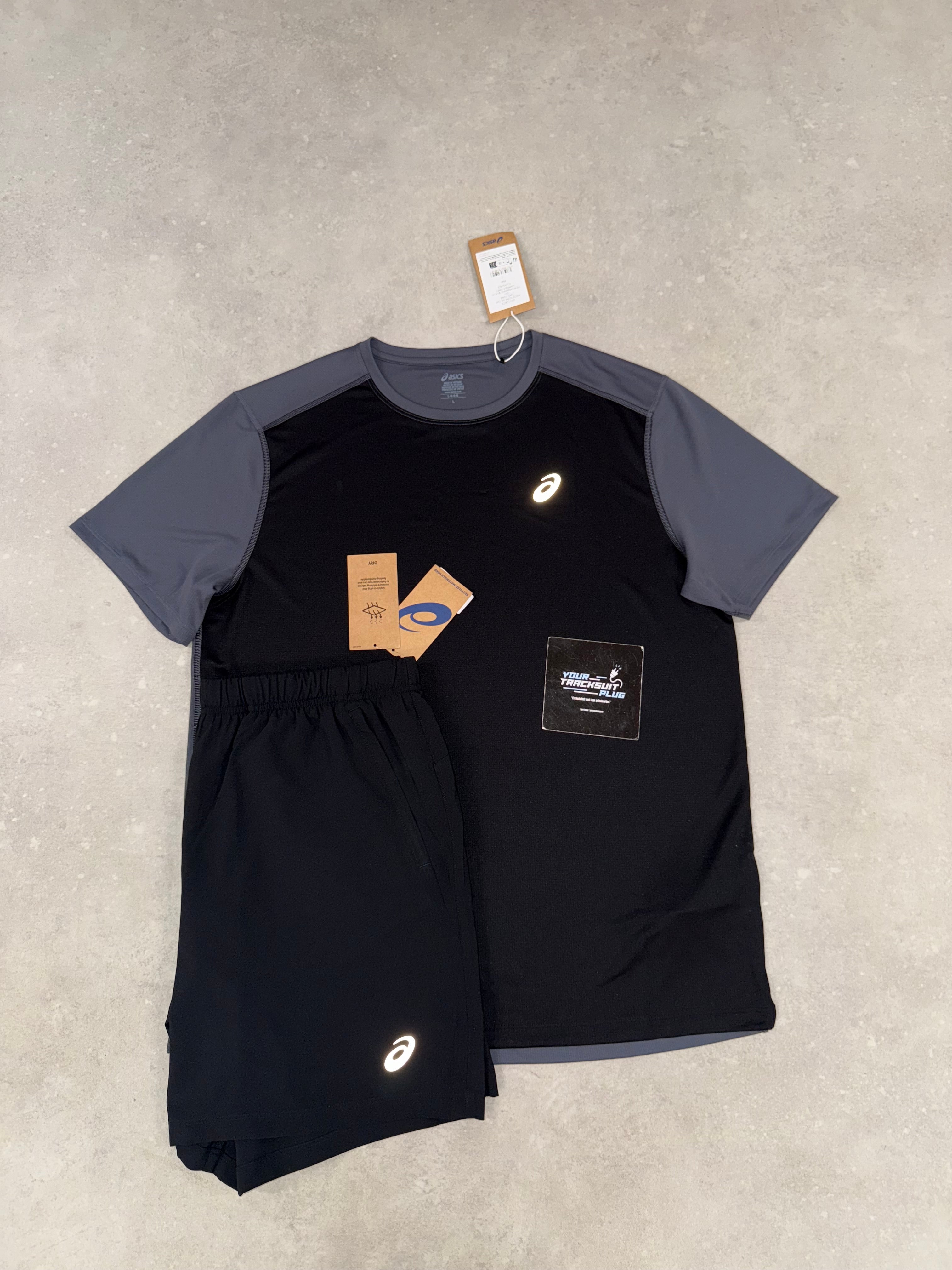 ASICS GREY & BLACK SUMMER SET // THE LATEST