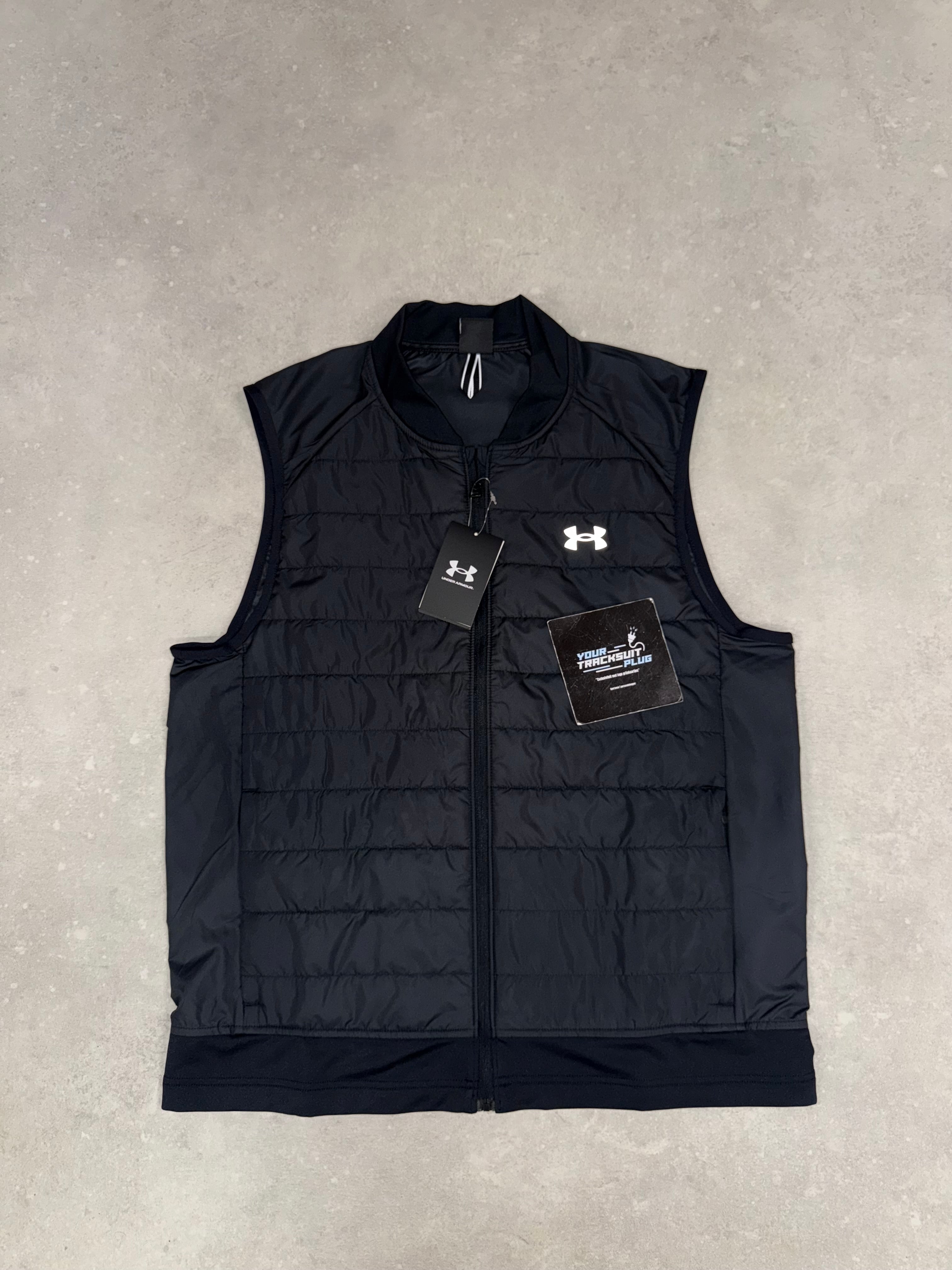 UNDER ARMOUR BODYWARMER BLACK