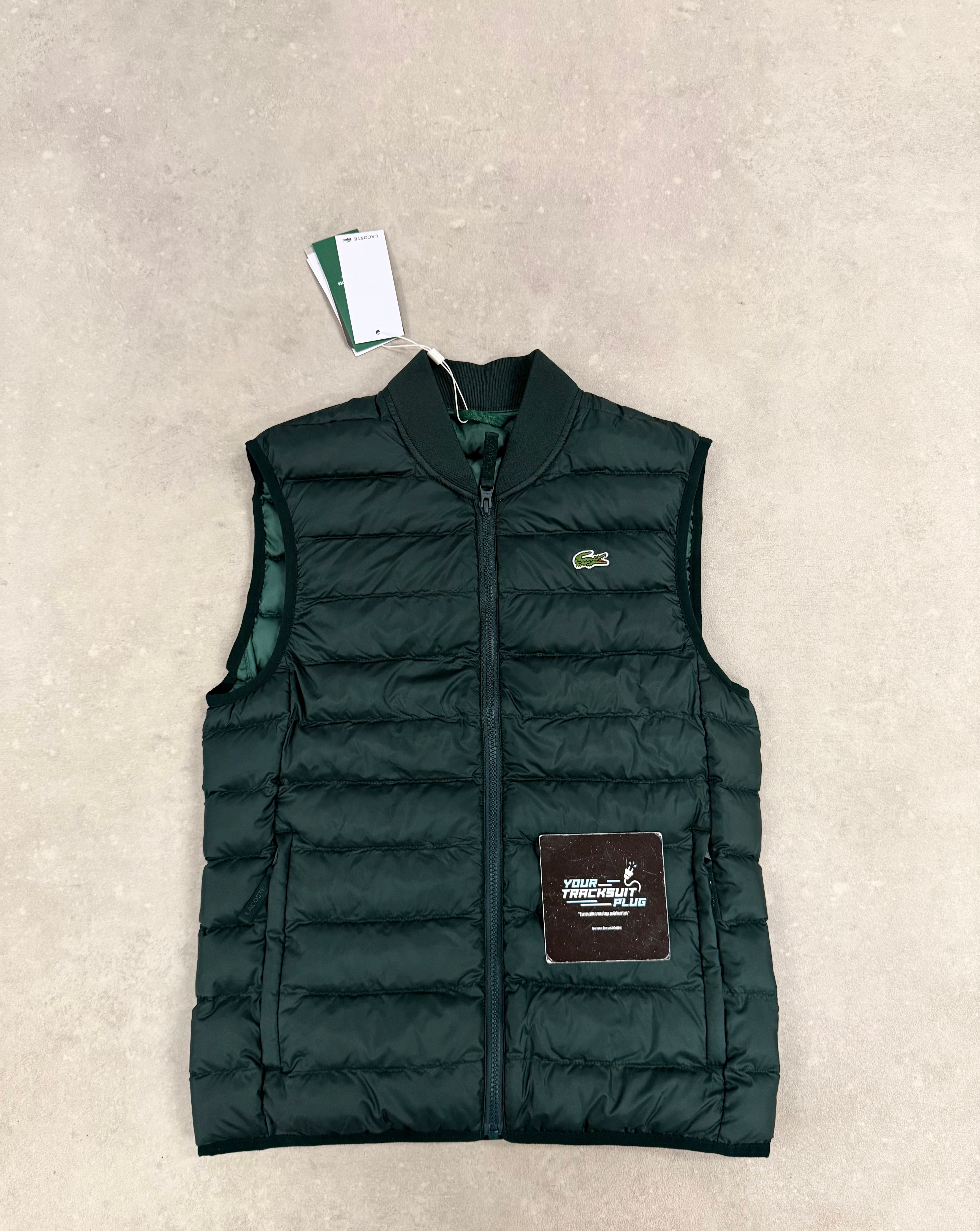 LACOSTE BODYWARMER GREEN // LIMITED EDITION