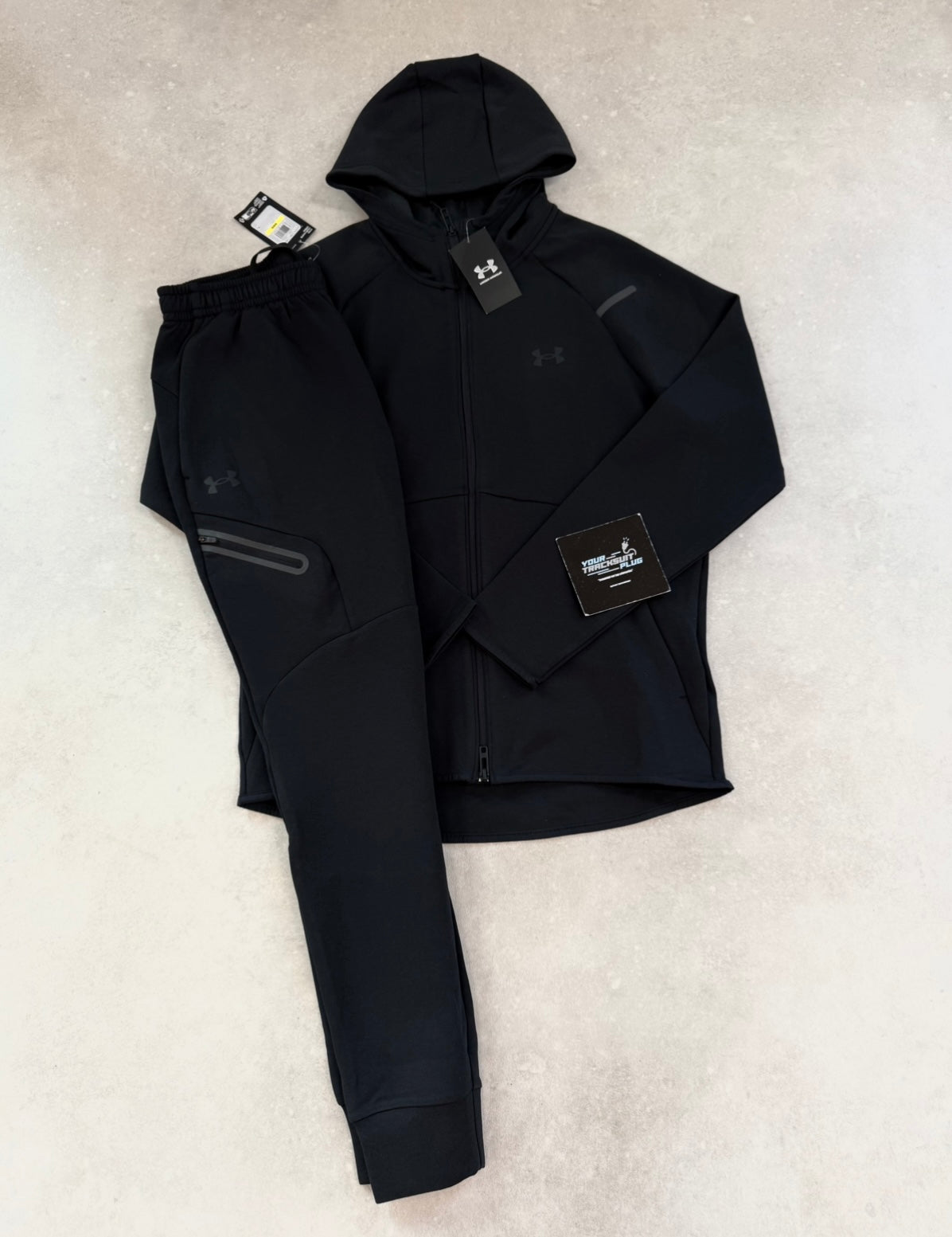 UNDER ARMOUR TECH TRACKSUIT BLACK