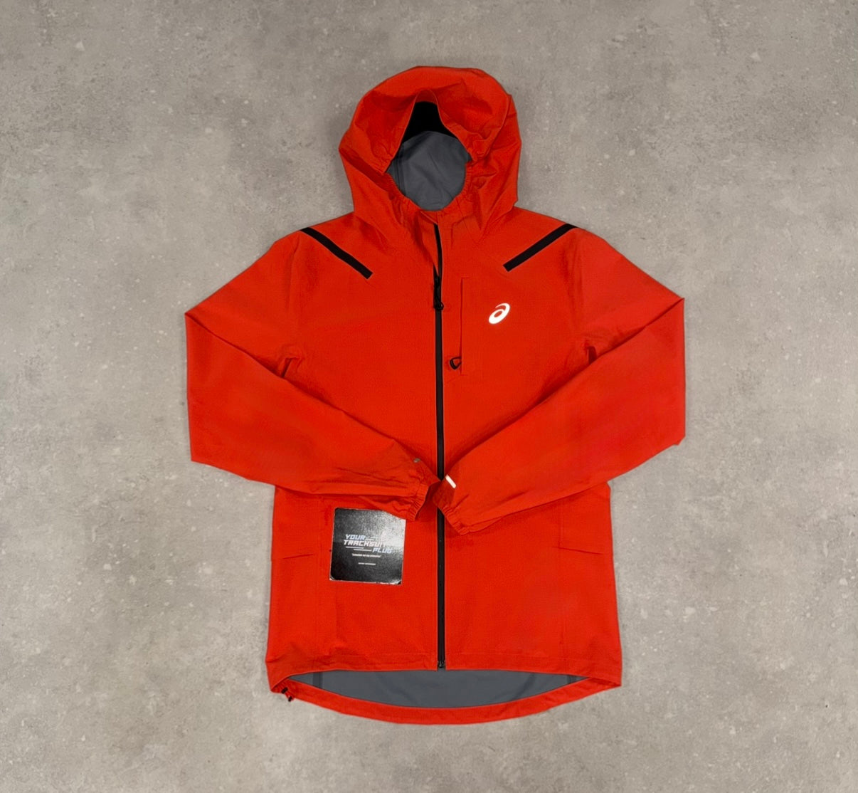 ASICS SOFT-SHELL TRACKSUIT ORANGE & GREY // VERY EXCLUSIVE