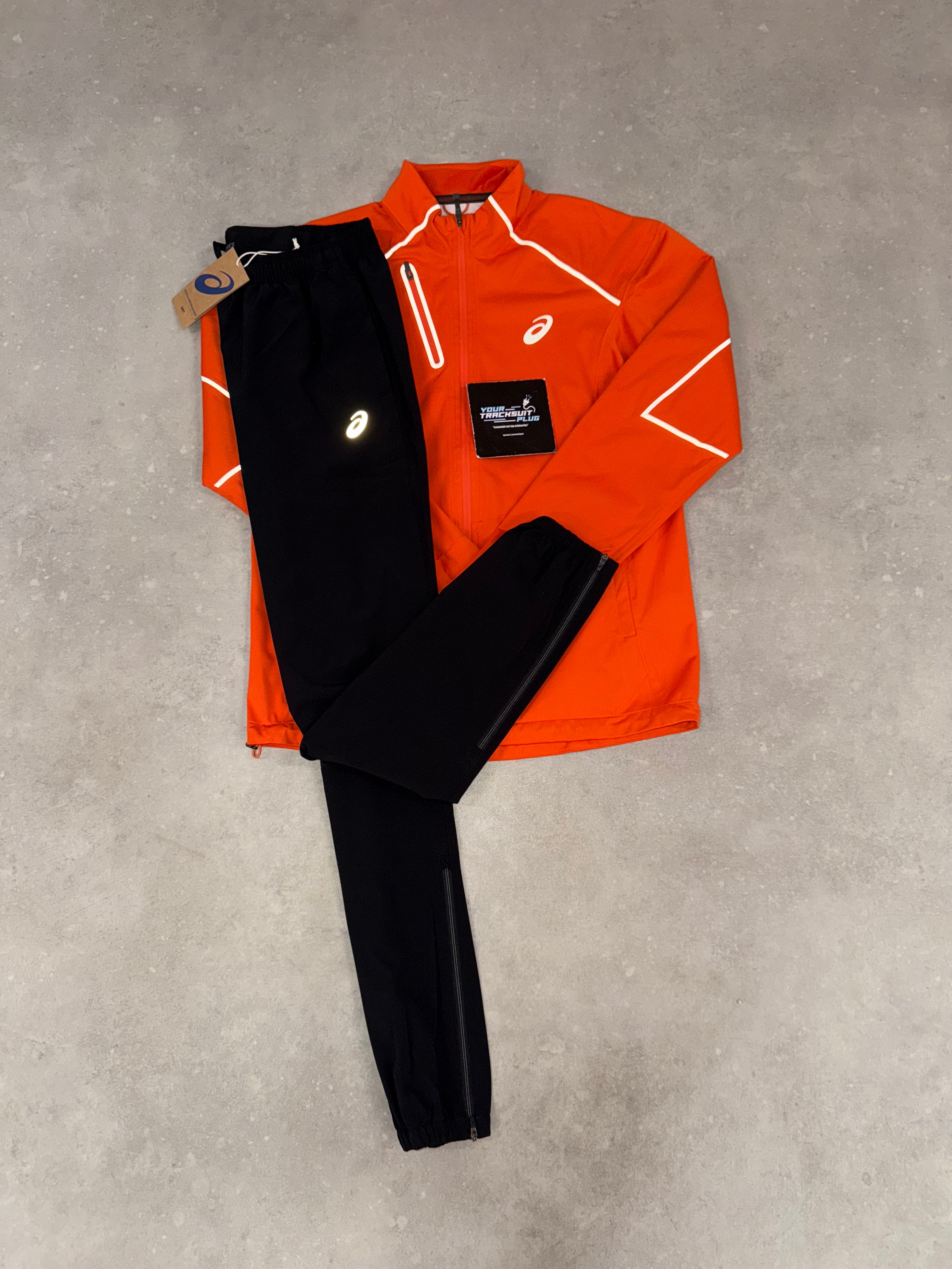 ASICS SOFT-SHELL TRACKSUIT ORANGE // VERY EXCLUSIVE