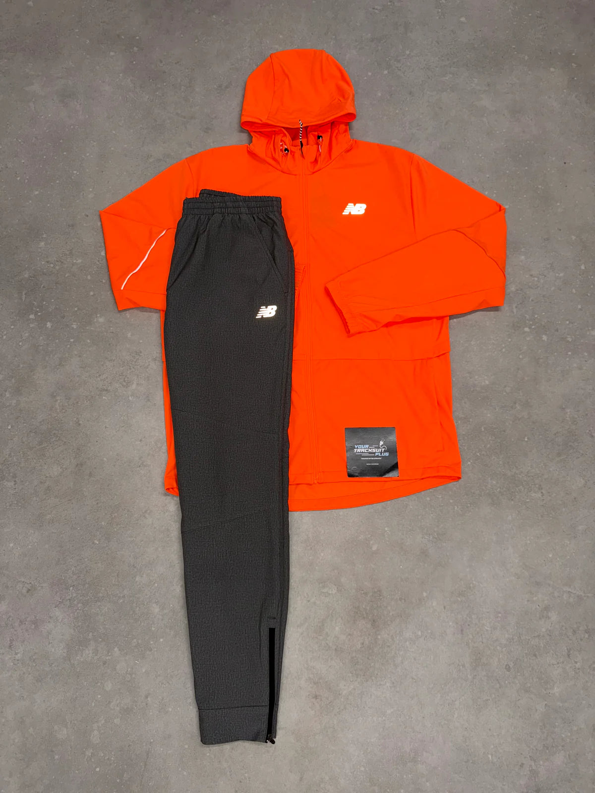 NEW BALANCE TRACKSUIT // VERY EXCLUSIVE  ORANGE & GREY
