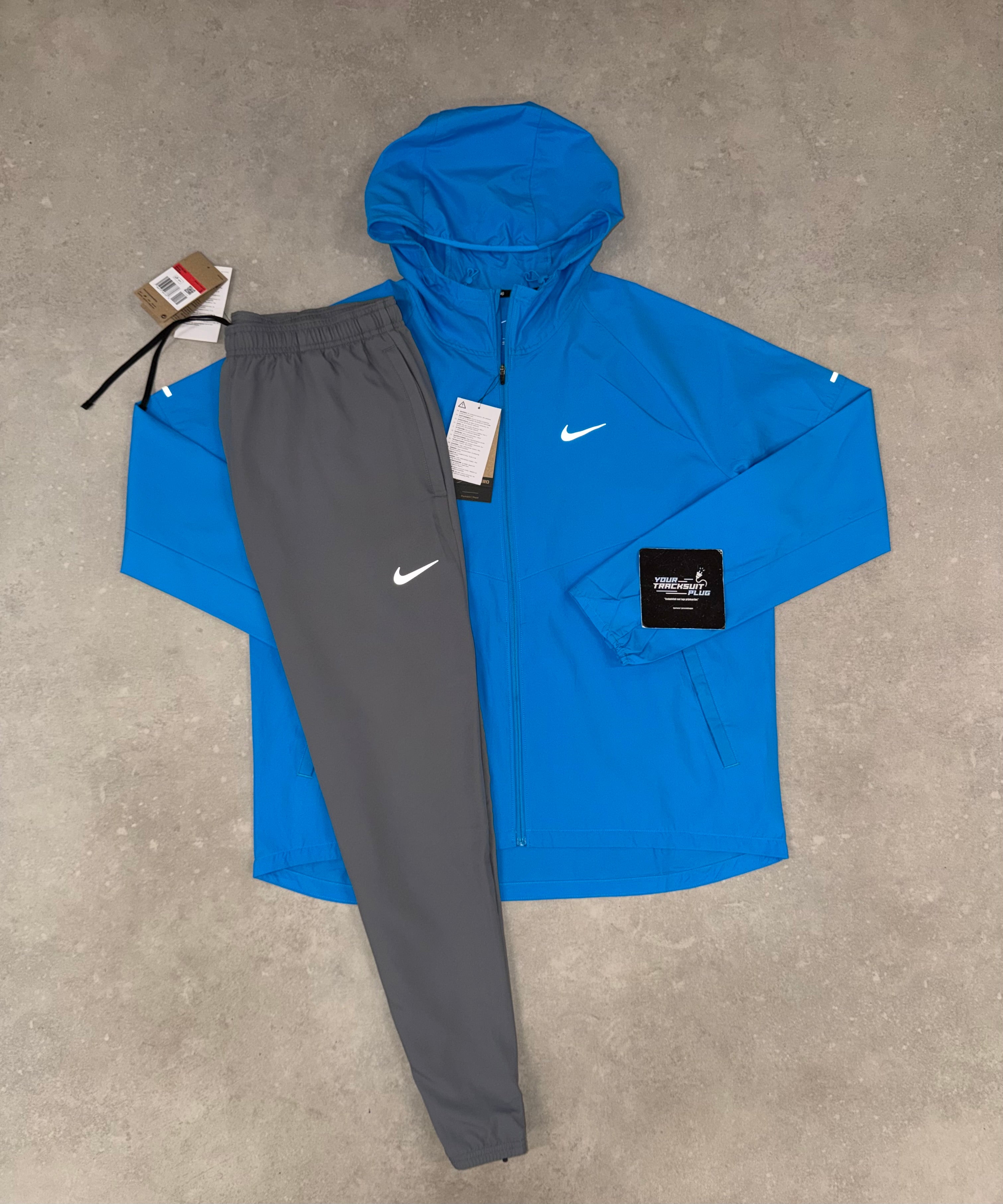 NIKE MILER TRACKSUIT BLUE & GREY // THE LATEST