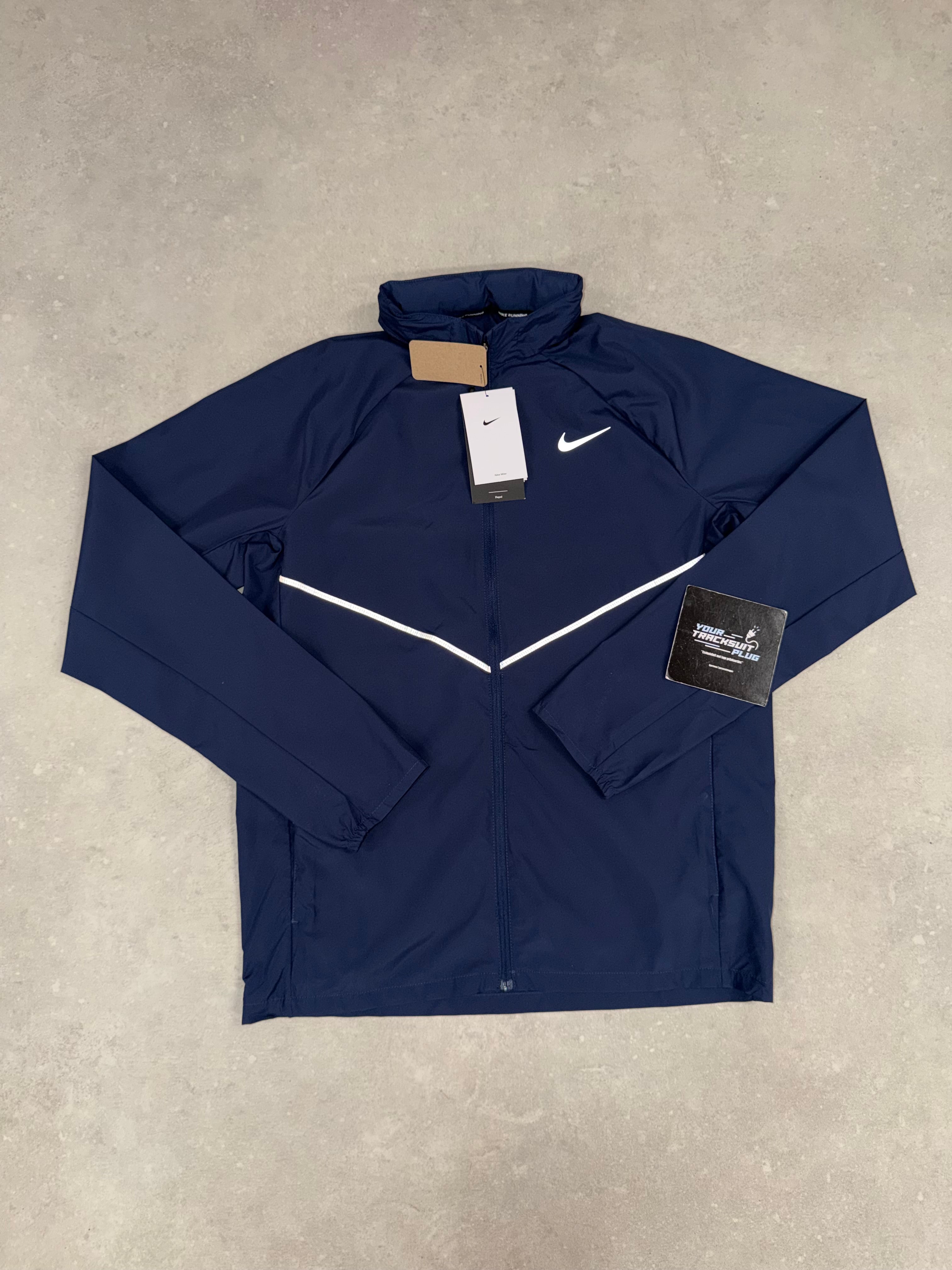 NIKE MILER TRACKSUIT NAVY BLUE & BLACK // THE LATEST
