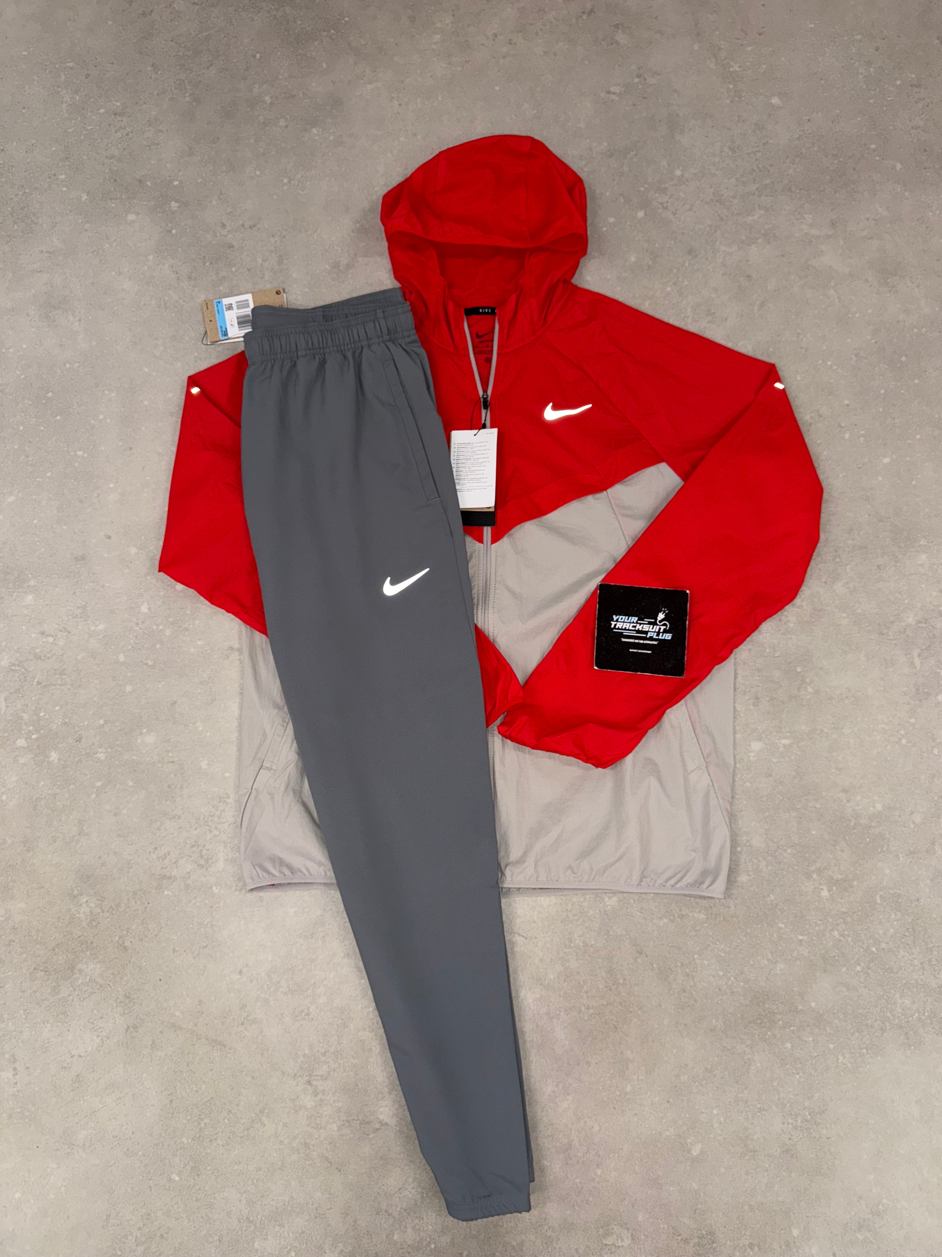 NIKE TRACKSUIT GREY & RED // LIMITED EDITION